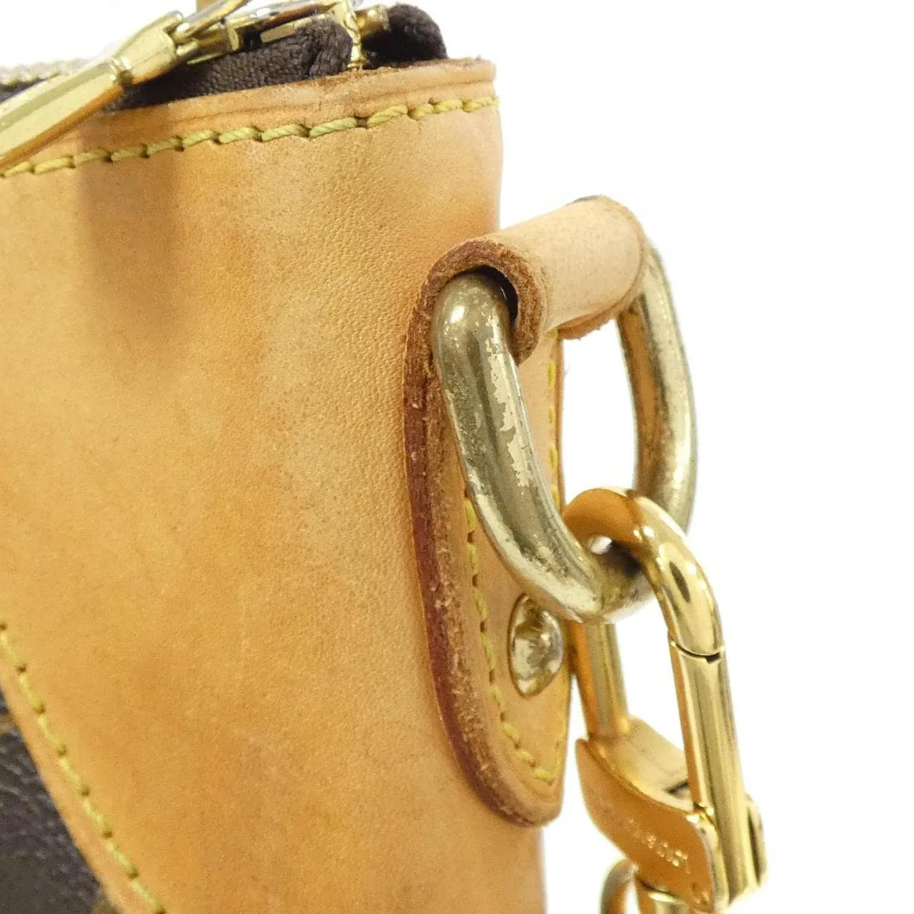 LOUIS VUITTON Odéon M56388 Handbag Monogram 黑色 Monogram 中古品B - 縮圖 7