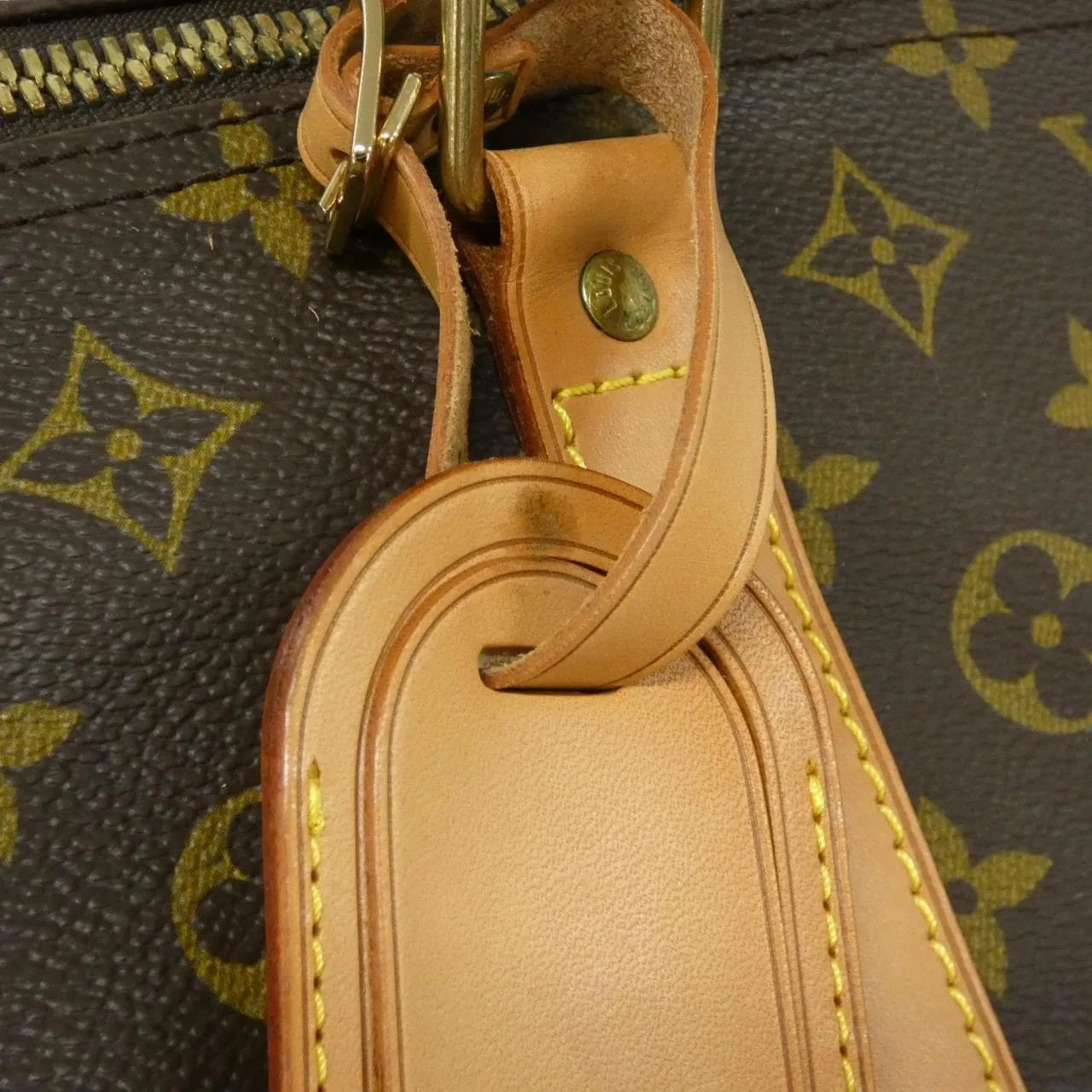 LOUIS VUITTON Keepall M41422 Boston Monogram Black Monogram Rank B - Thumbnail 4