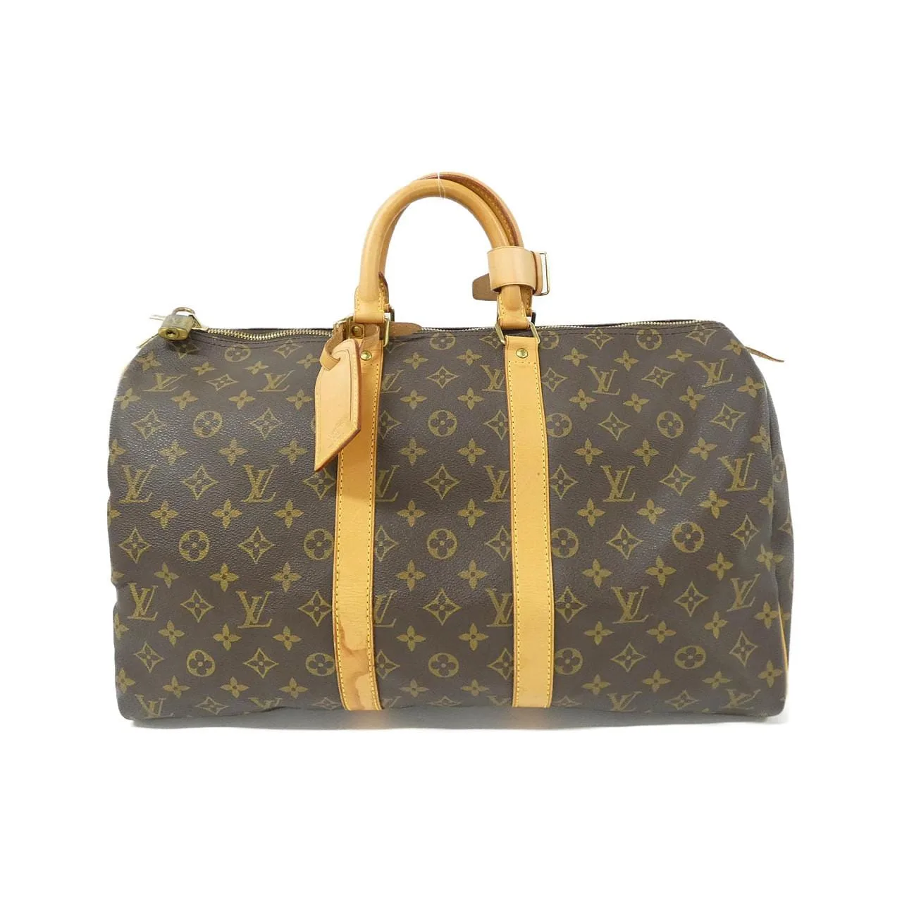 LOUIS VUITTON Keepall M41428 Boston Monogram Black