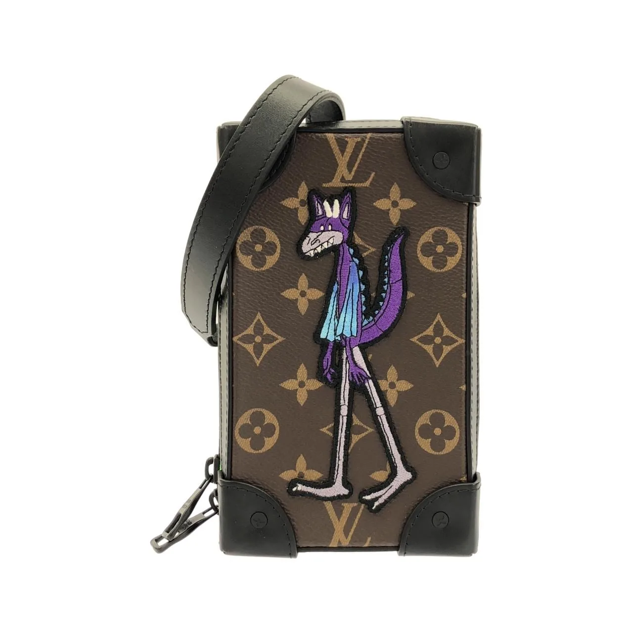 LOUIS VUITTON Soft Trunk M80144 肩背包 Monogram Black