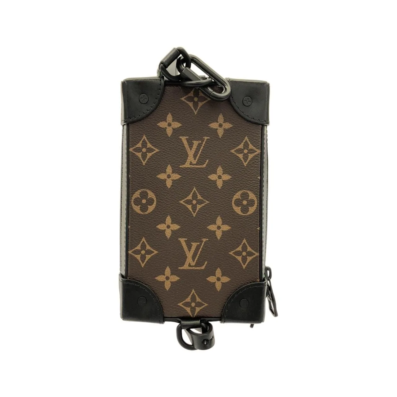 LOUIS VUITTON Soft Trunk M80144 Shoulder Monogram 黑色 Monogram 中古品A - 縮圖 2