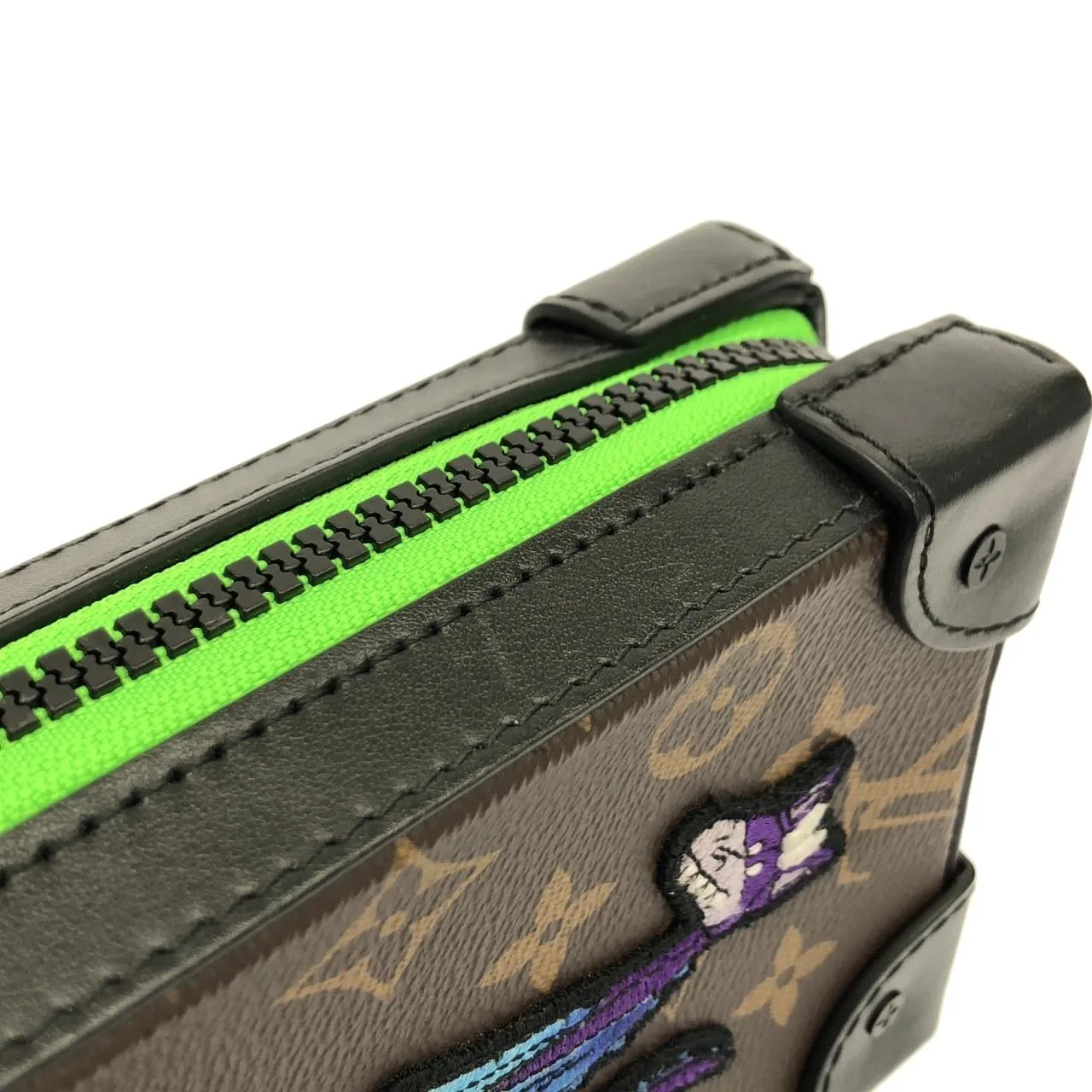 LOUIS VUITTON Soft Trunk M80144 Shoulder Monogram 黑色 Monogram 中古品A - 縮圖 4