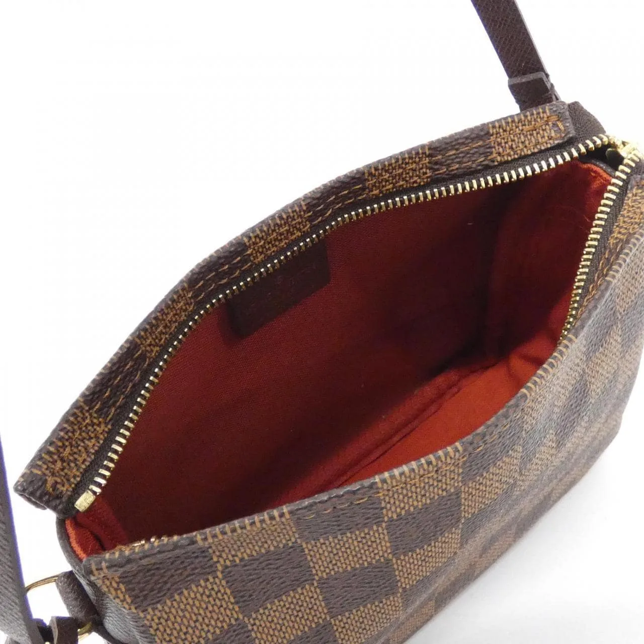 LOUIS VUITTON N51982 Pouch Damier 黑色 Damier 中古品A - 縮圖 5