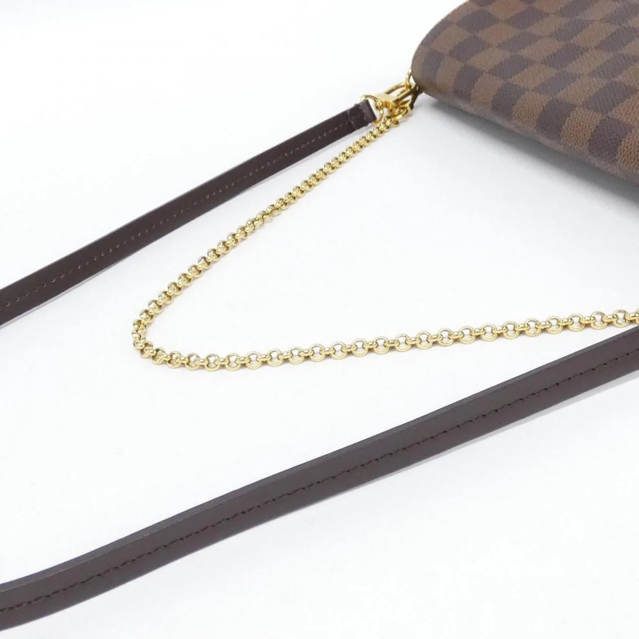 LOUIS VUITTON N41129 Shoulder Damier 黑色 Damier 中古品B - 縮圖 5