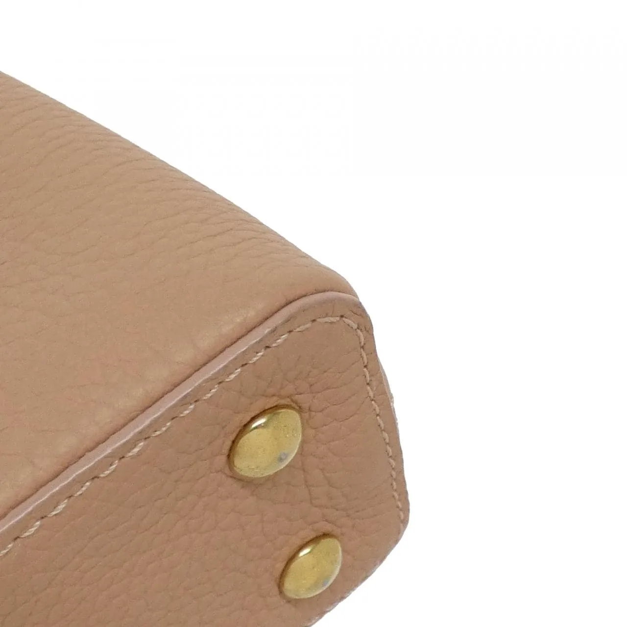 LOUIS VUITTON Capucines N99731 Handbag Leather Pink Leather Rank A - Thumbnail 3