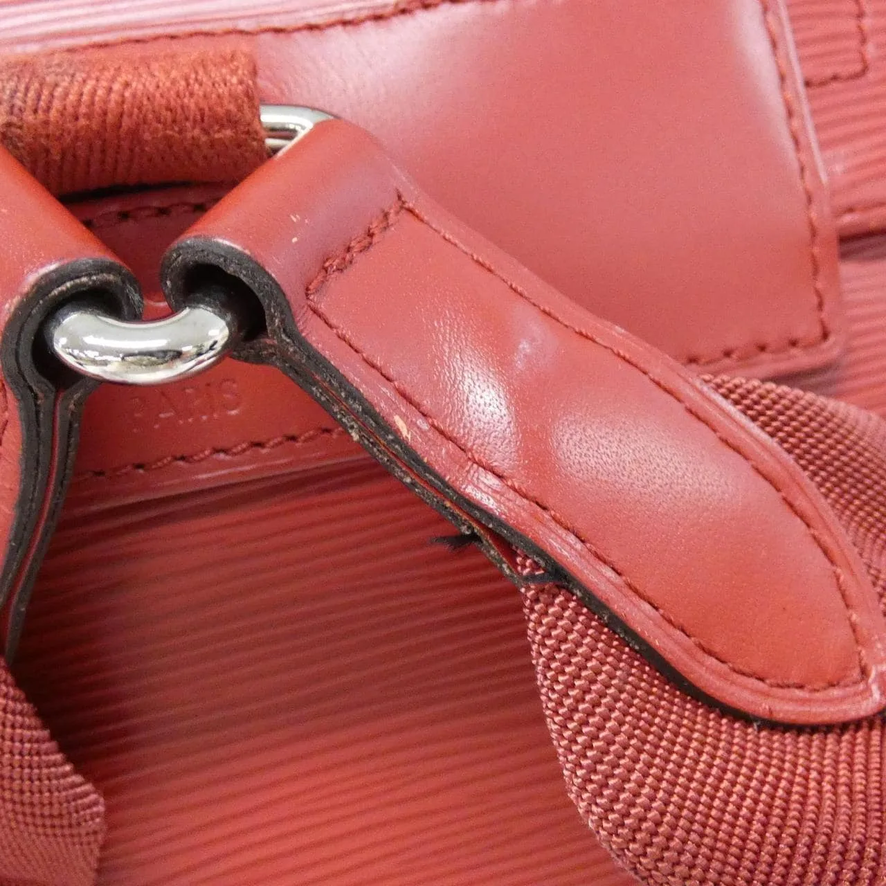 LOUIS VUITTON Christopher M58828 Backpack Epi Rouge Epi 中古品A - 縮圖 5