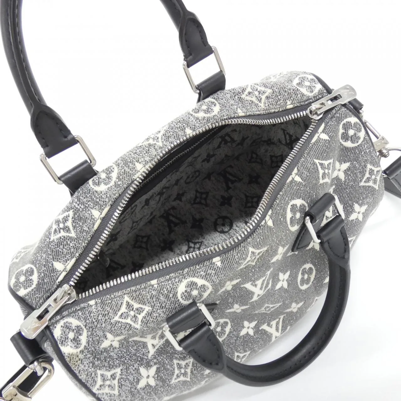 LOUIS VUITTON Speedy M21464 Boston Monogram Black Monogram - Thumbnail 8