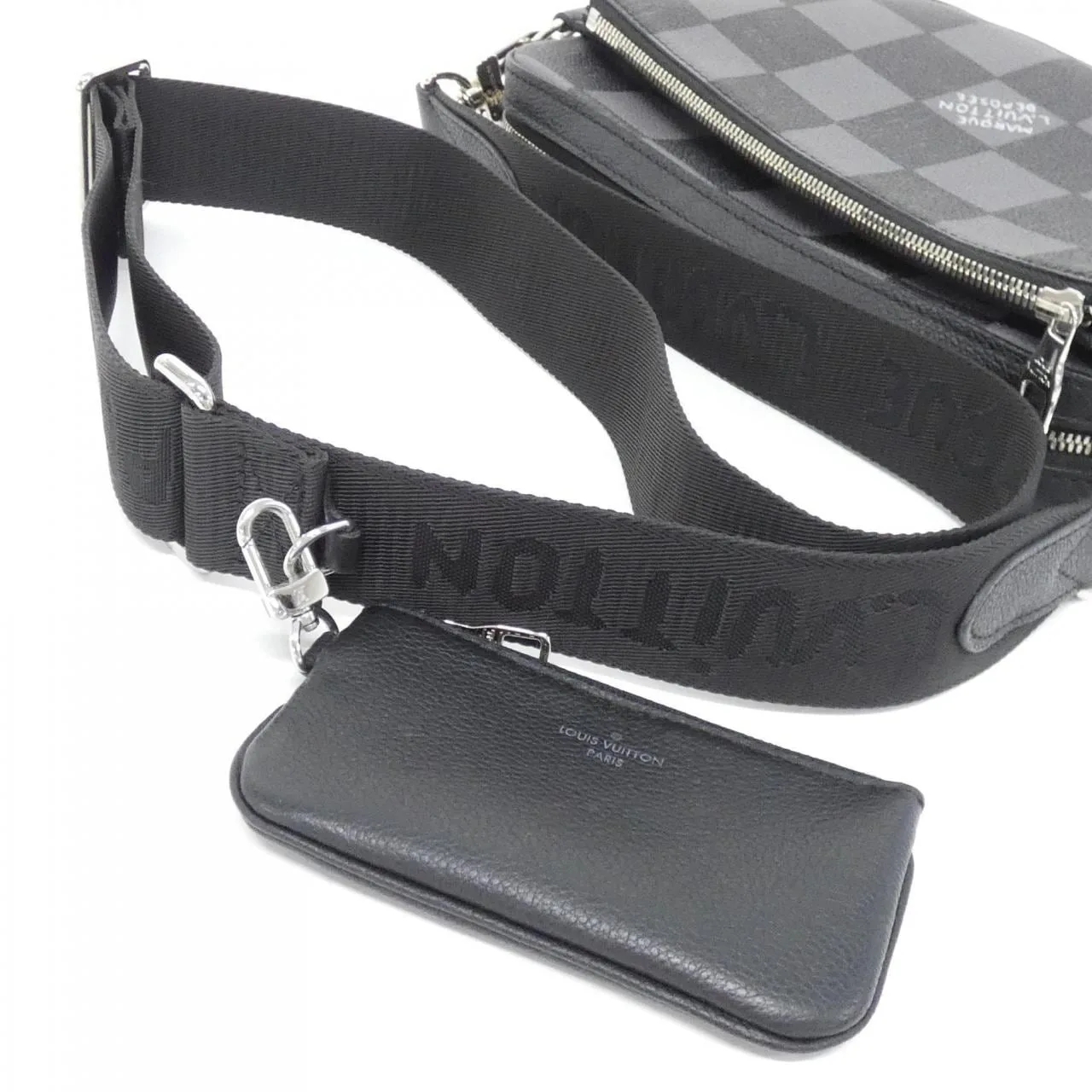 LOUIS VUITTON N80401 Shoulder Damier 黑色 Damier 中古品A - 縮圖 4