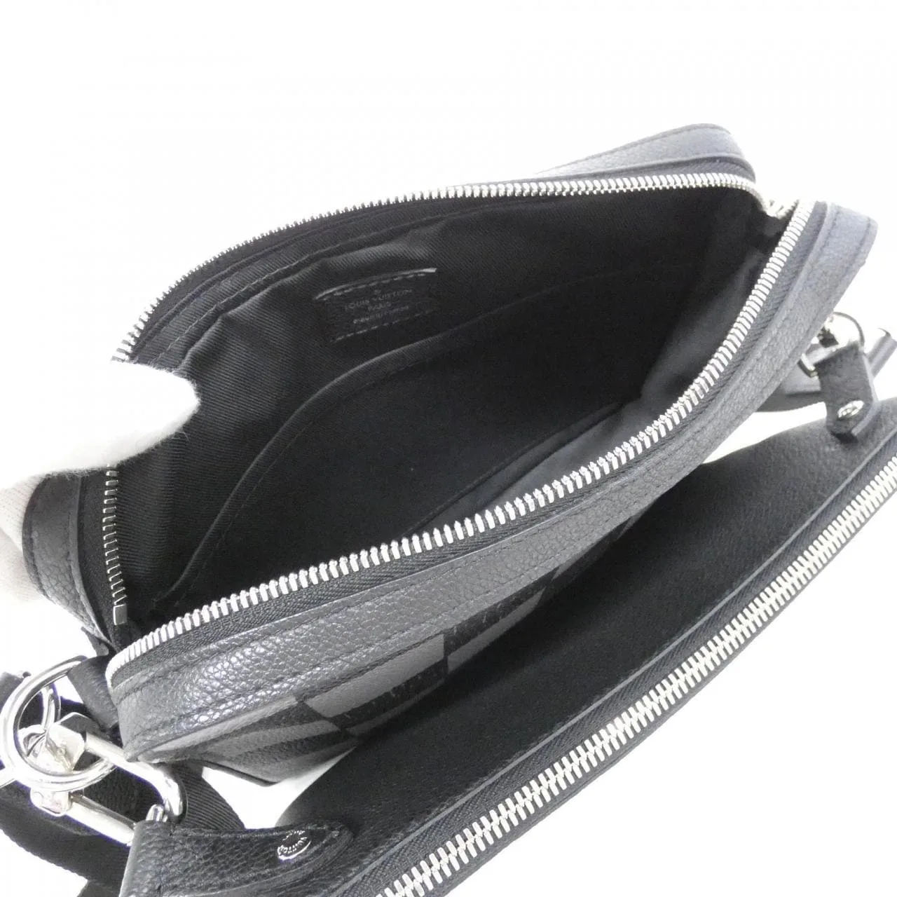 LOUIS VUITTON N80401 Shoulder Damier 黑色 Damier 中古品A - 縮圖 5