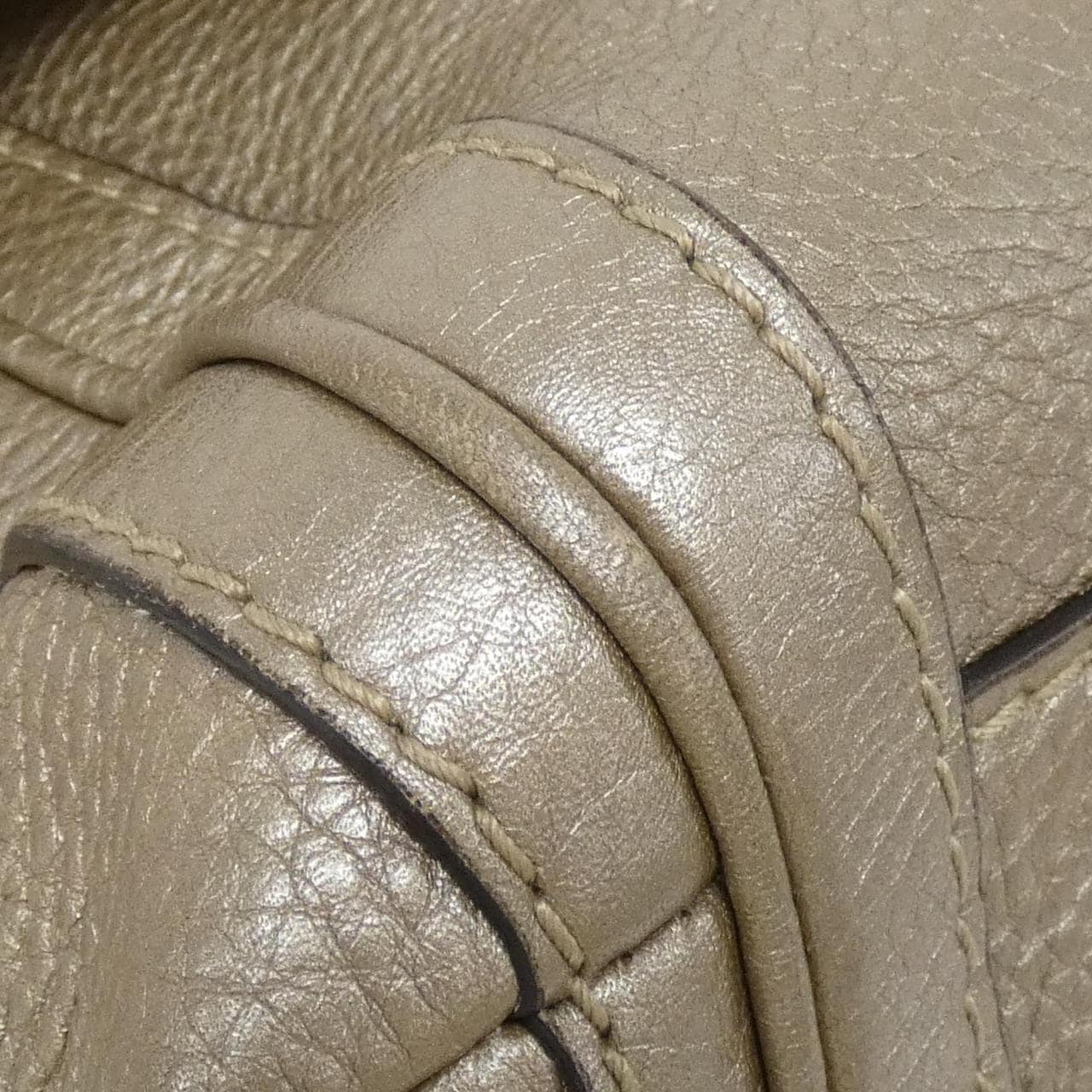 GUCCI 282301 AH90G Shoulder Bag Leather 黑色 皮革 中古品A - 縮圖 3