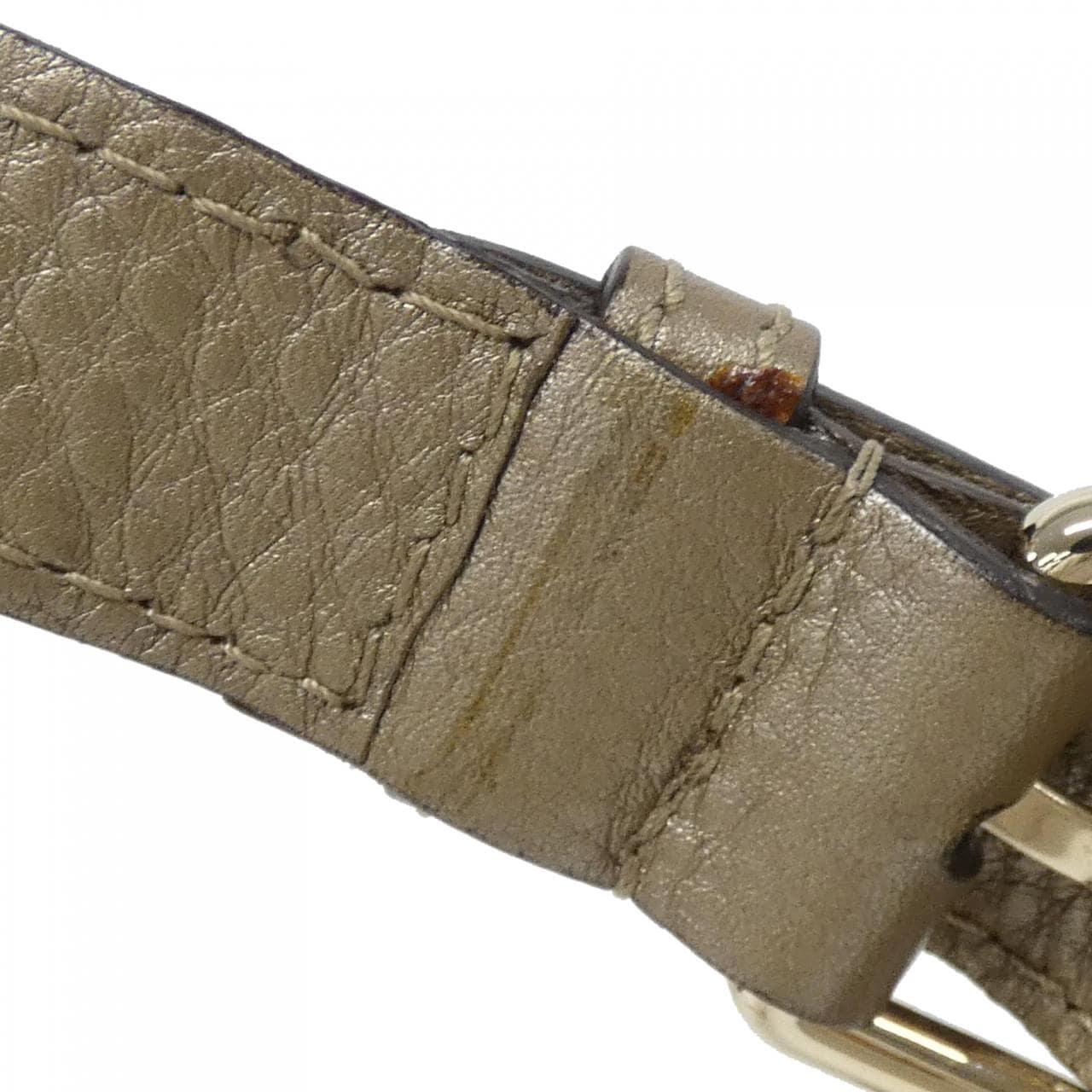 GUCCI 282301 AH90G Shoulder Bag Leather 黑色 皮革 中古品A - 縮圖 6