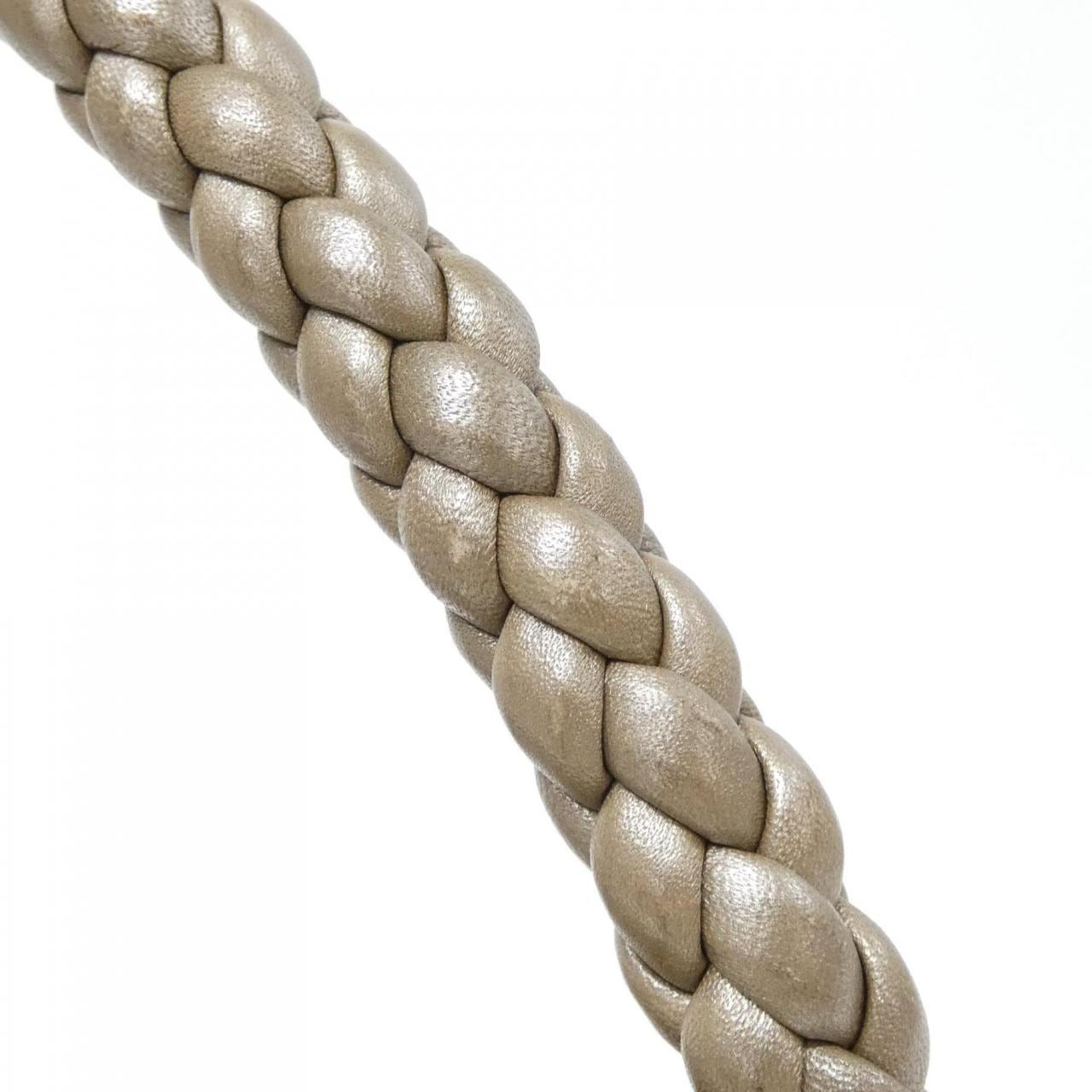 GUCCI 282301 AH90G Shoulder Bag Leather 黑色 皮革 中古品A - 縮圖 7