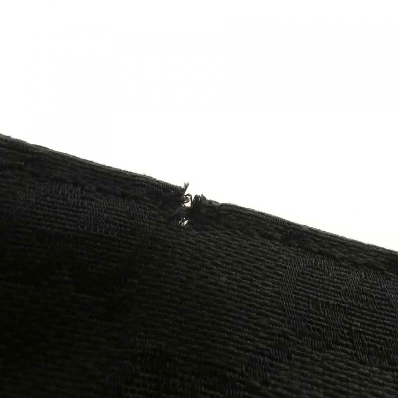 GUCCI 28566 Belt Canvas 黑色 帆布 中古品B - 縮圖 5