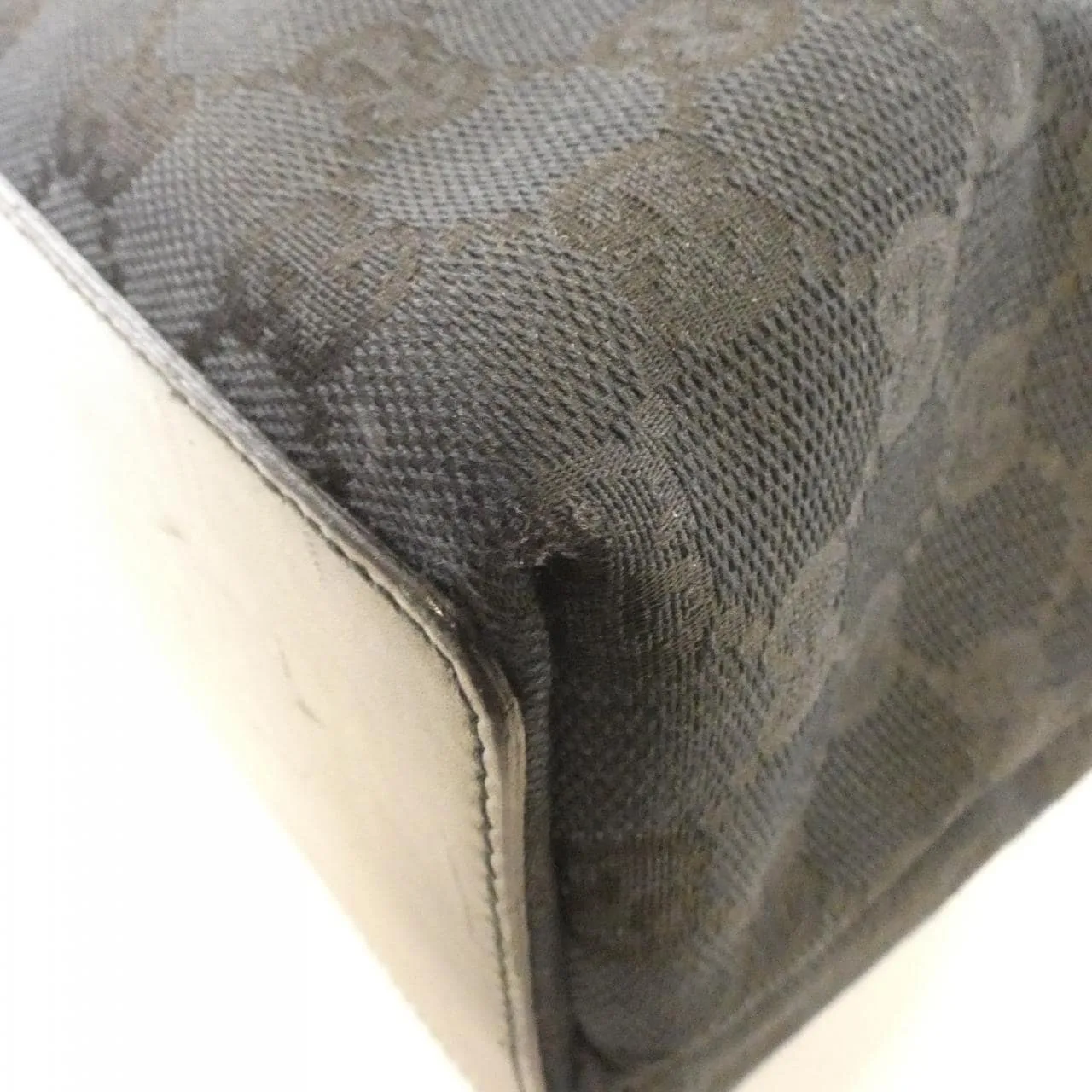 GUCCI 002 1098 Handbag Canvas Black Canvas - Thumbnail 2