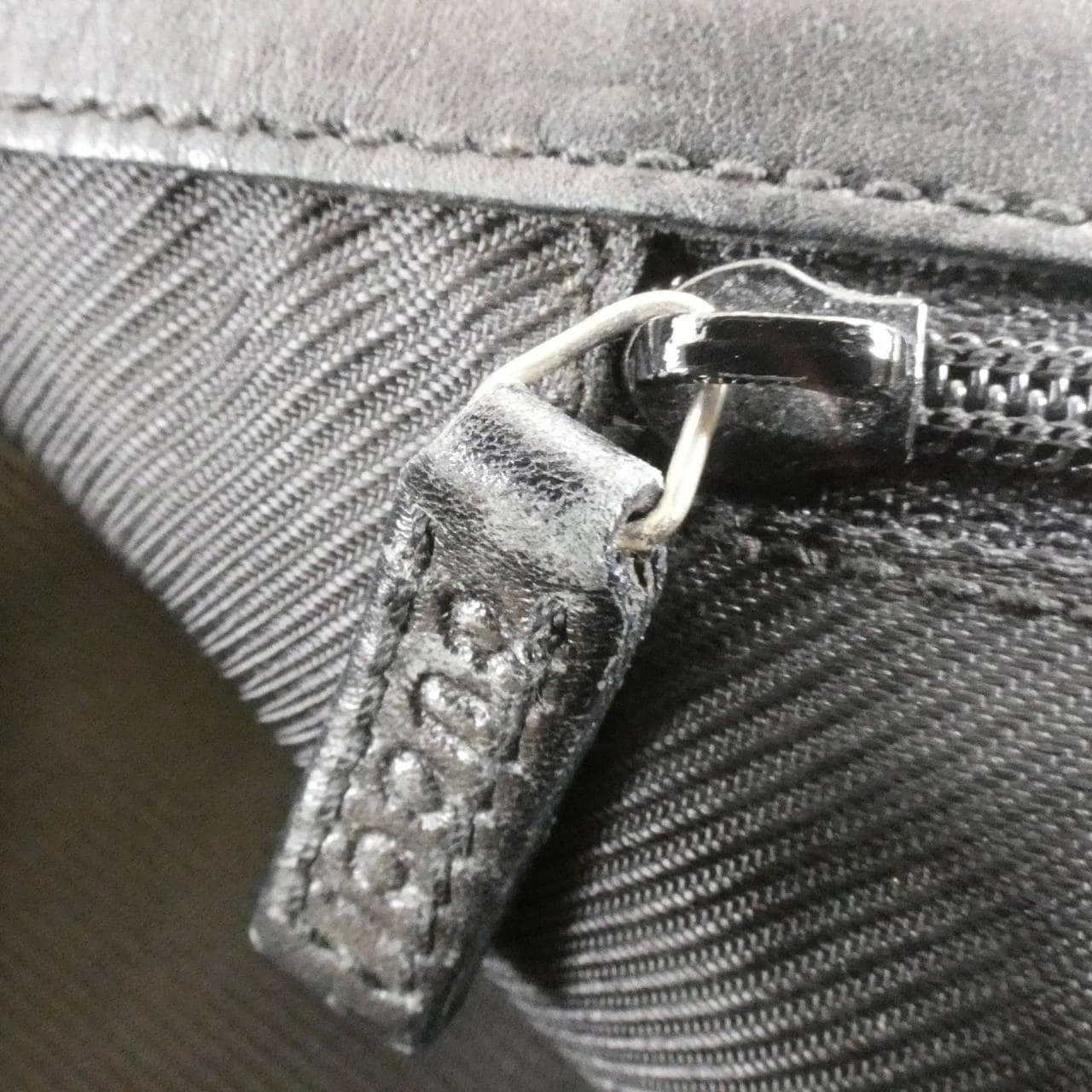 GUCCI 002 1098 Handbag Canvas Black Canvas - Thumbnail 10