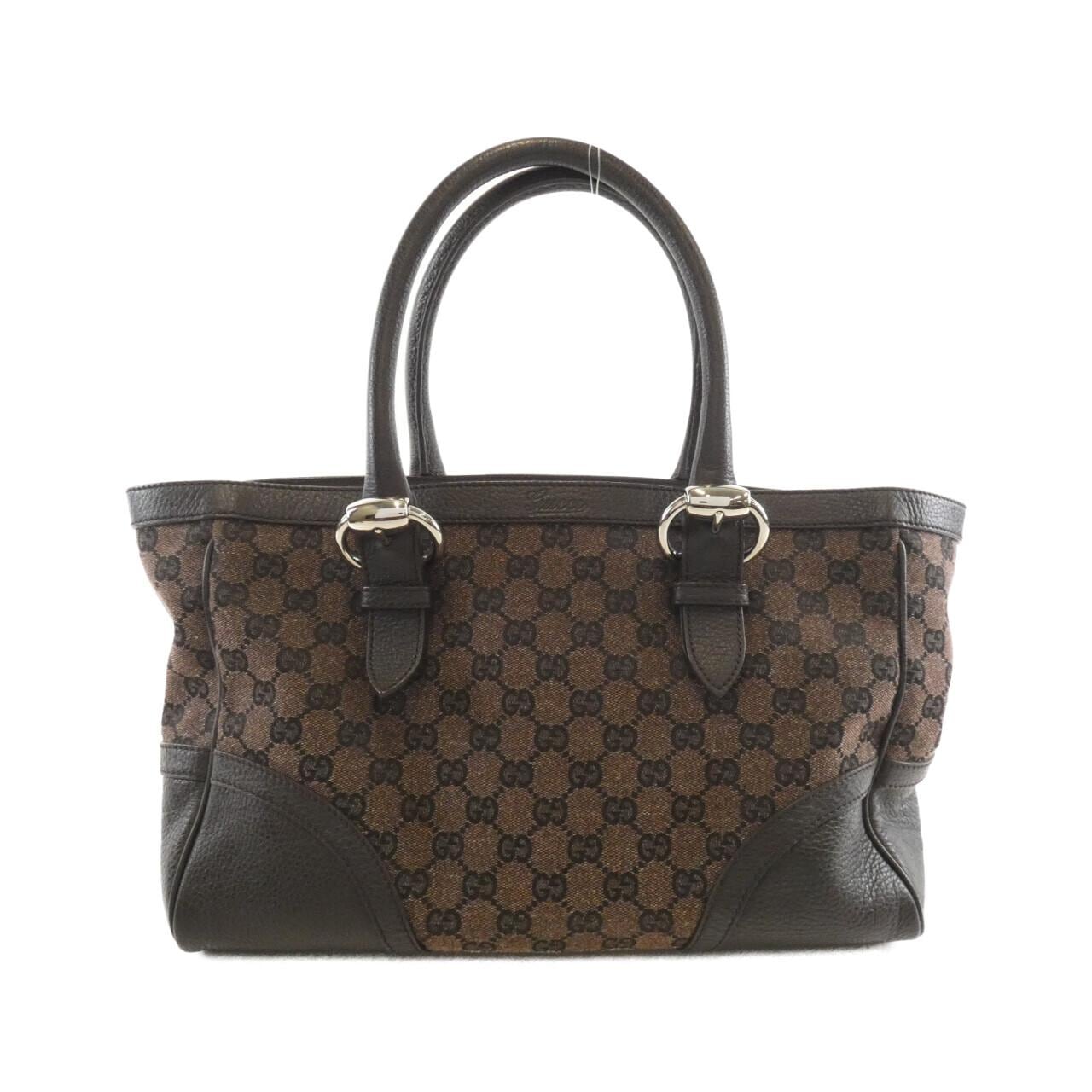 GUCCI 289716 Handbag Canvas Black