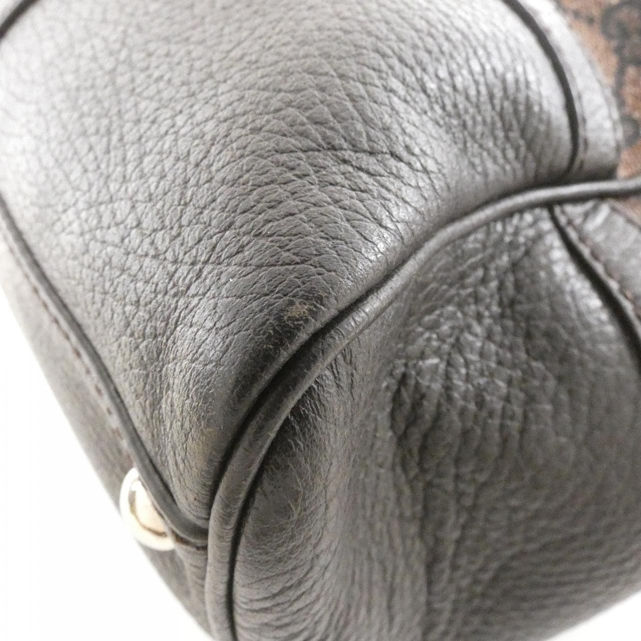 GUCCI 289716 Handbag Canvas 黑色 帆布 中古品A - 縮圖 3