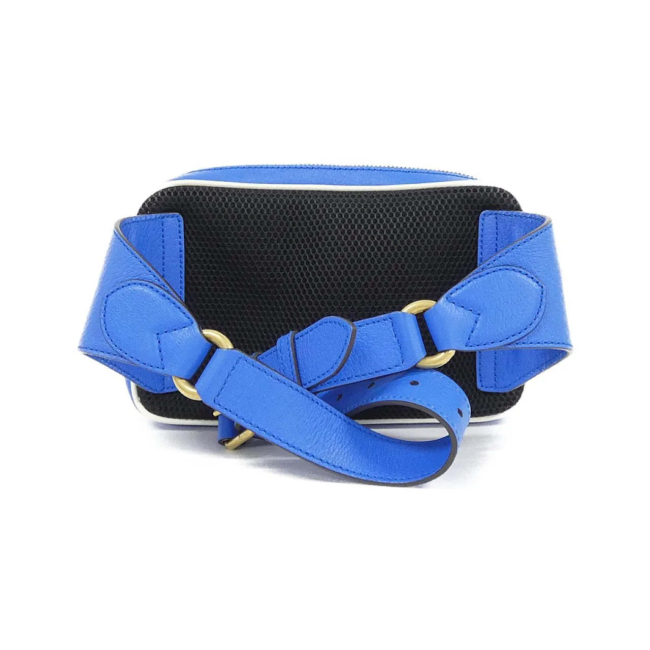 GUCCI 722141 AAA8U Belt Leather 黑色 皮革 中古品A - 縮圖 2