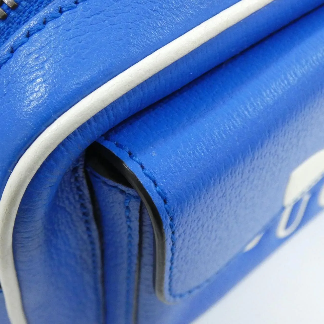 GUCCI 722141 AAA8U Belt Leather 黑色 皮革 中古品A - 縮圖 4