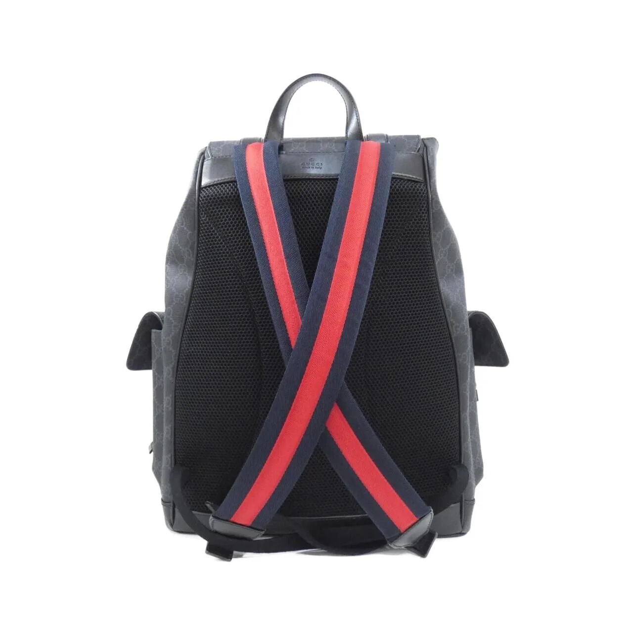 GUCCI 792080 FADJQ Backpack Canvas 黑色 帆布 中古品A - 縮圖 2
