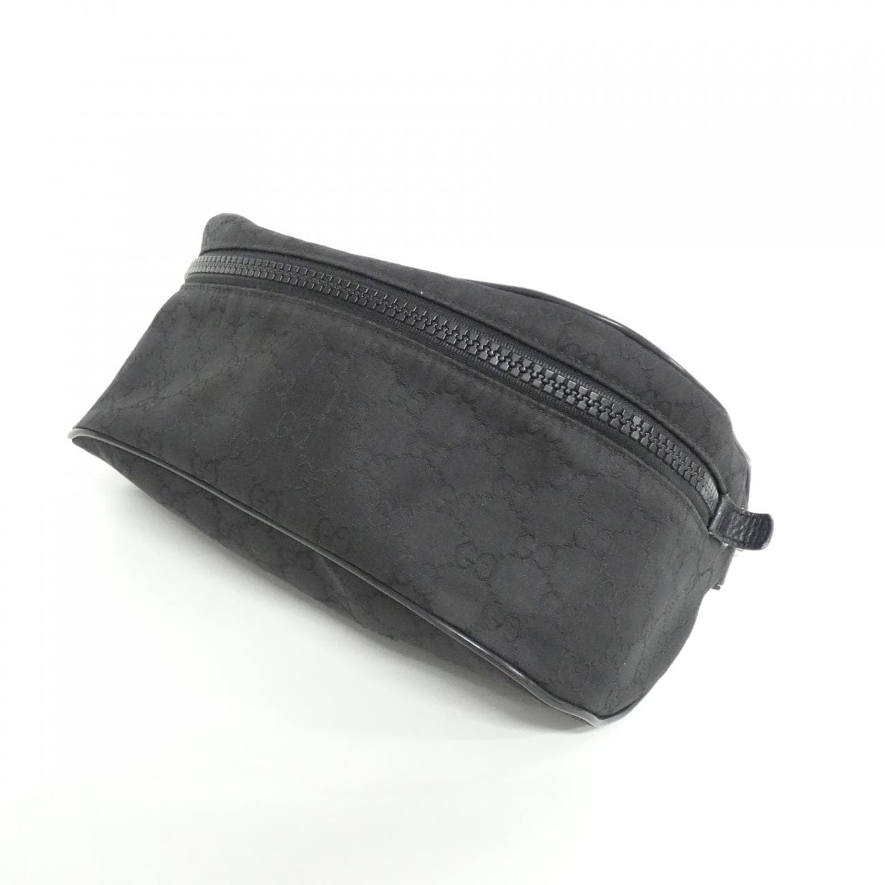 GUCCI GG Supreme 449182 G1XHN Shoulder Bag Nylon 黑色 尼龍 中古品B - 縮圖 3