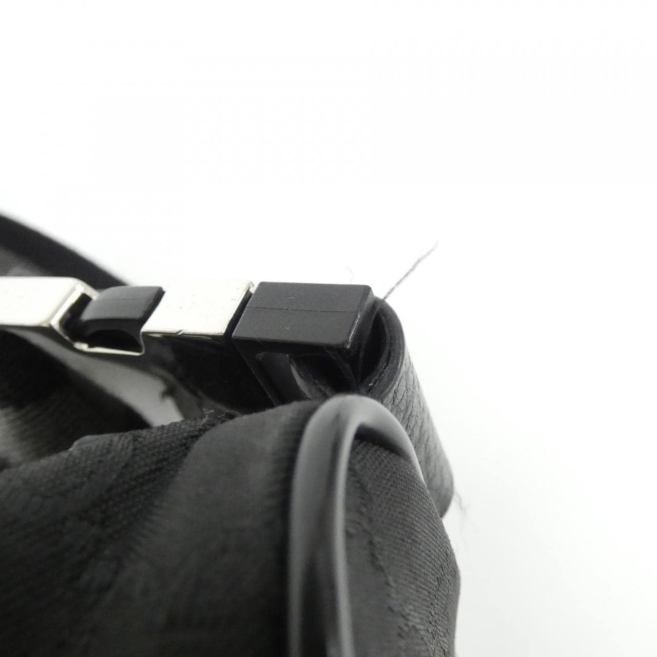 GUCCI GG Supreme 449182 G1XHN Shoulder Bag Nylon 黑色 尼龍 中古品B - 縮圖 5