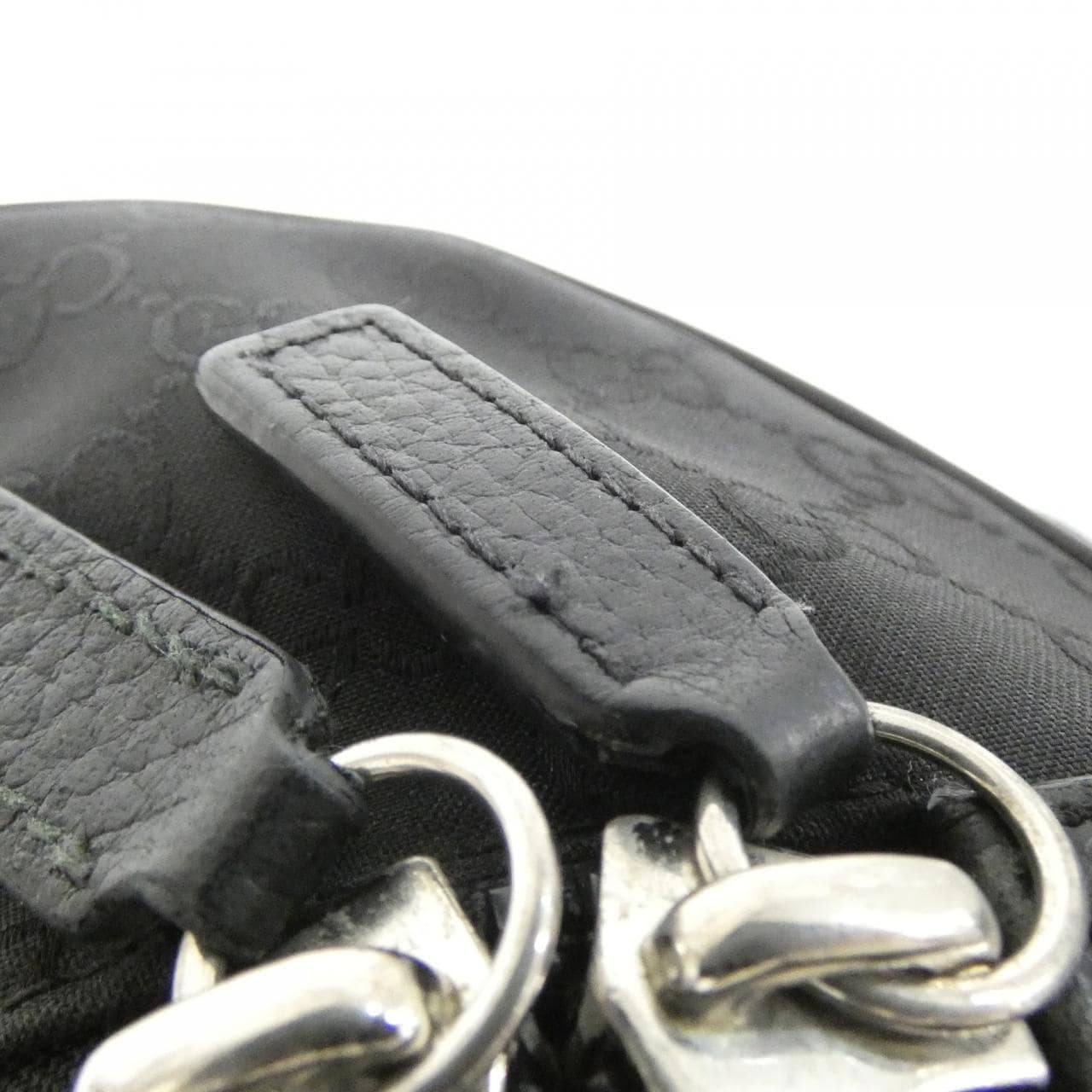 GUCCI GG Supreme 449182 G1XHN Shoulder Bag Nylon 黑色 尼龍 中古品B - 縮圖 6