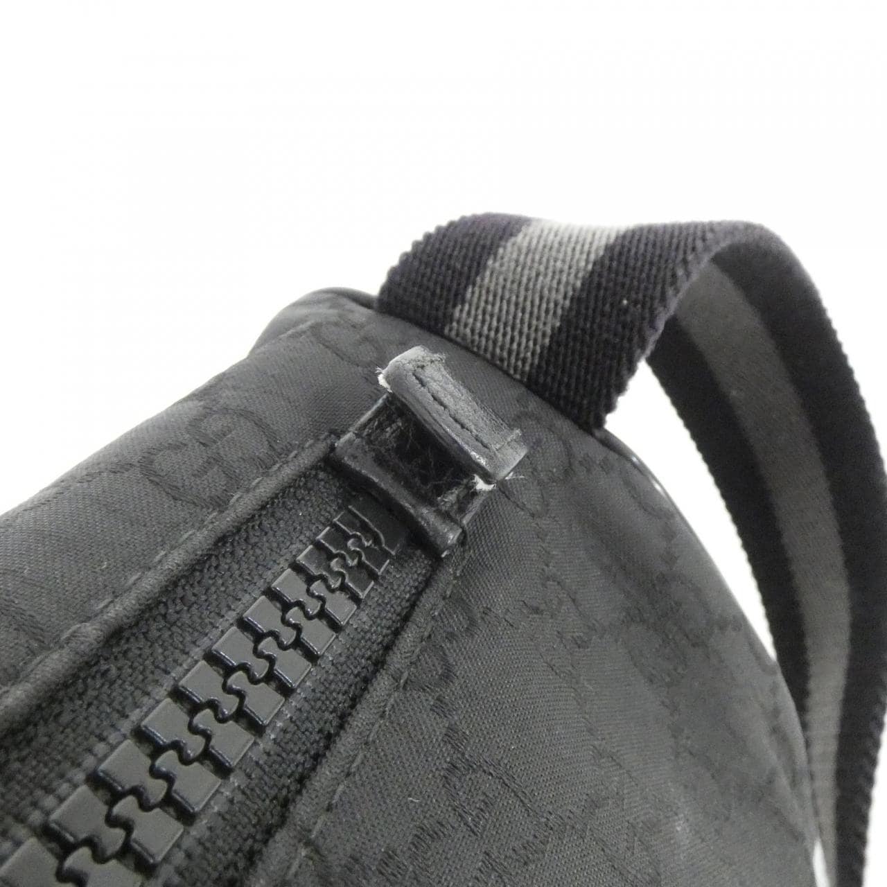 GUCCI GG Supreme 449182 G1XHN Shoulder Bag Nylon 黑色 尼龍 中古品B - 縮圖 7