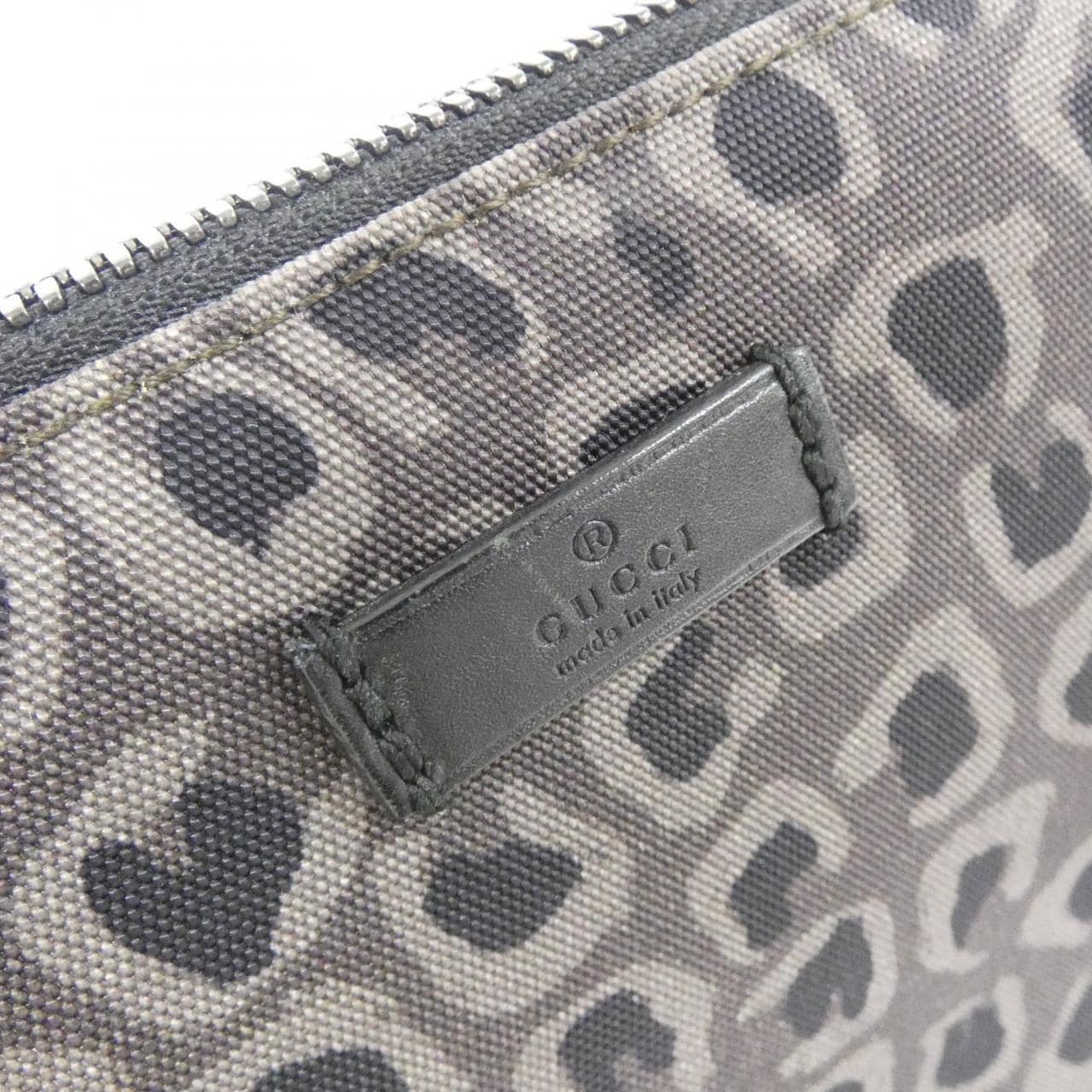 GUCCI 353478 KNS1R Bag Canvas Black Canvas - Thumbnail 4