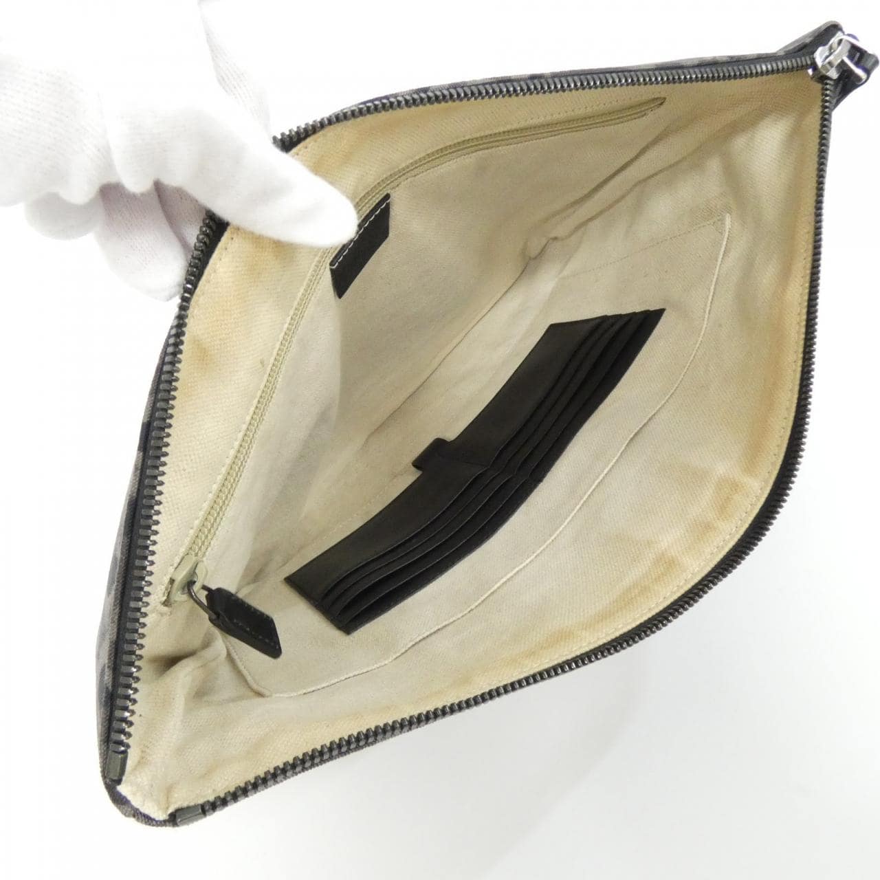 GUCCI 353478 KNS1R Bag Canvas Black Canvas - Thumbnail 6