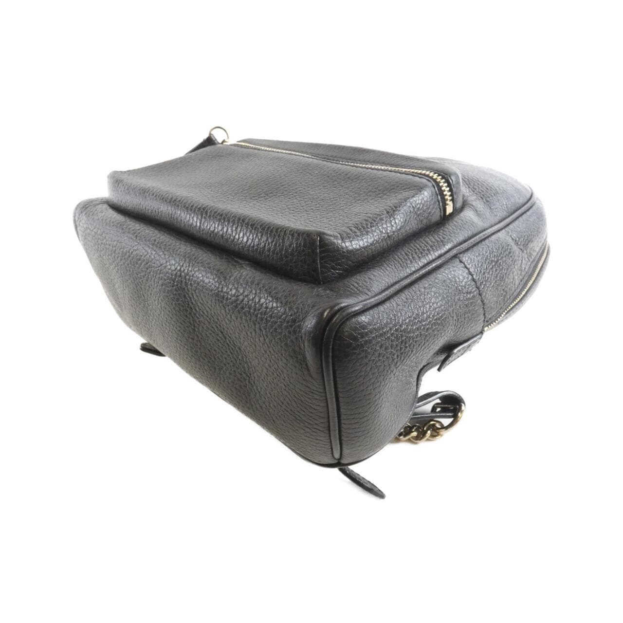 GUCCI 431570 CAO0G Backpack Leather 黑色 皮革 中古品B - 縮圖 3