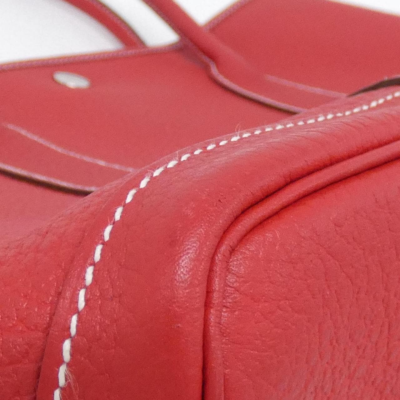 HERMES Garden Party HERMÈS 051559CK Bag Rouge Rank A - Thumbnail 2
