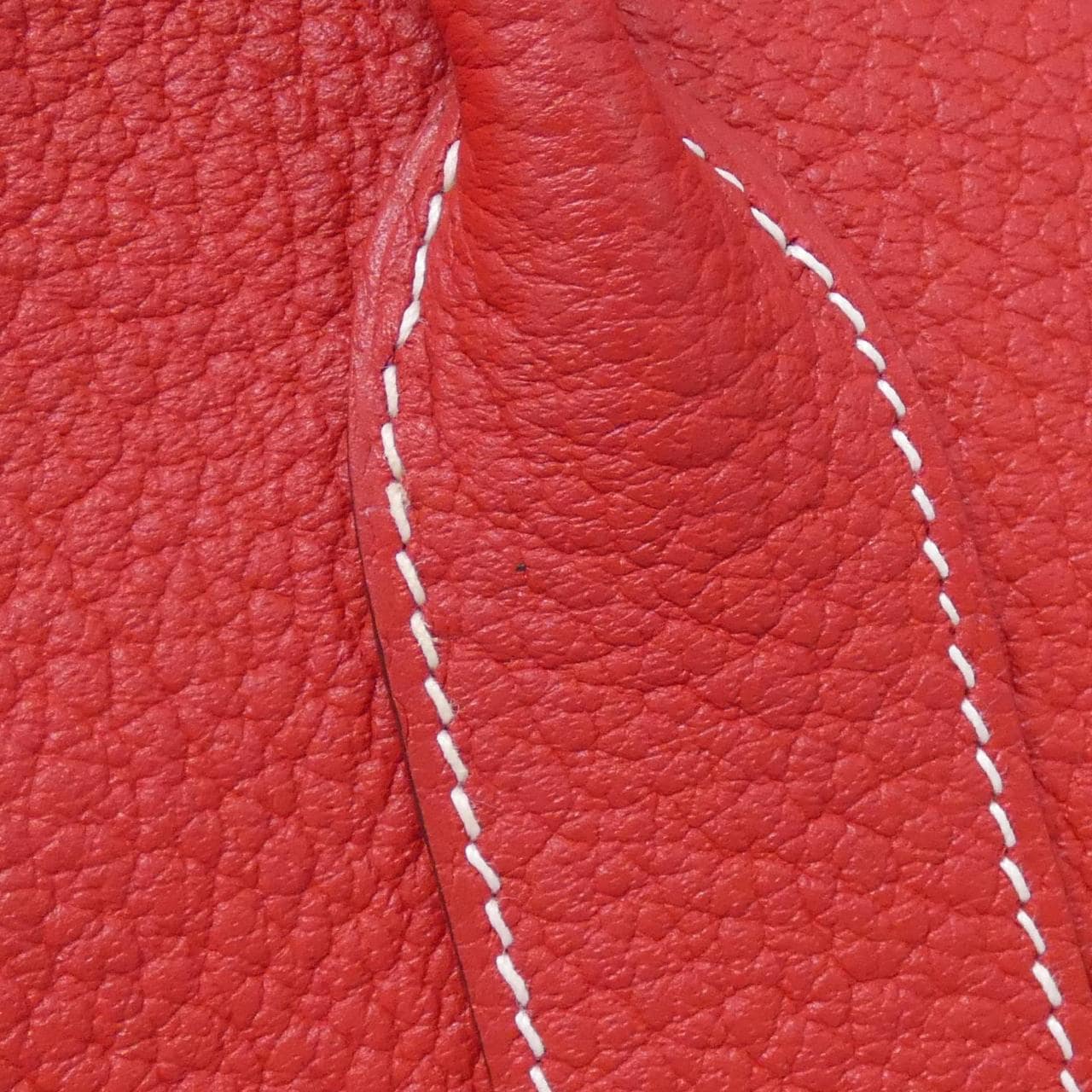 HERMES Garden Party HERMÈS 051559CK Bag Rouge Rank A - Thumbnail 4