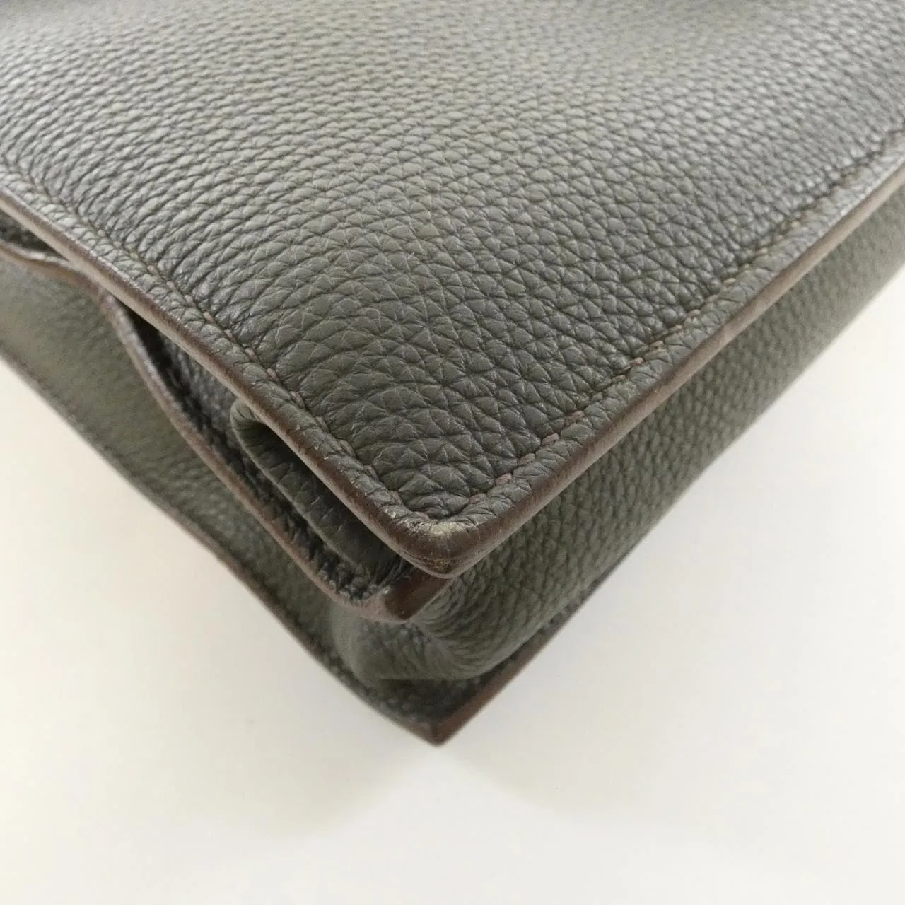 HERMES 067795CK Handbag Togo Etoupe Togo Leather Rank B - Thumbnail 3