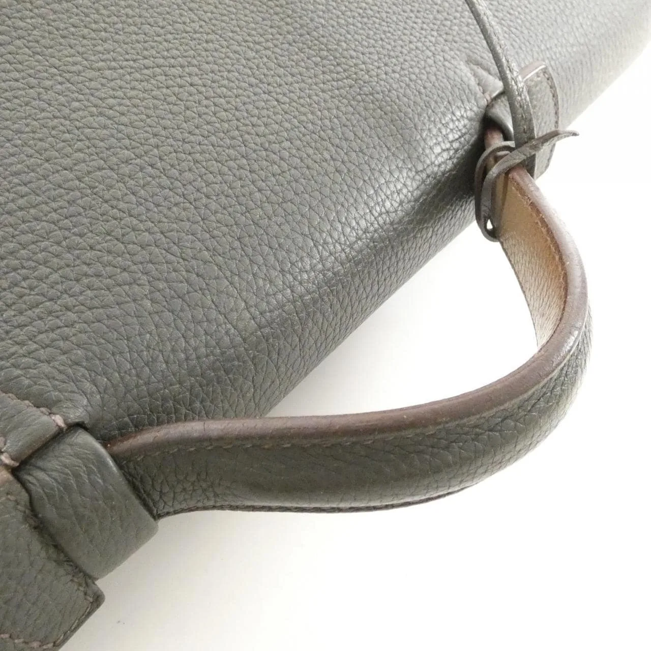 HERMES 067795CK Handbag Togo Etoupe Togo Leather Rank B - Thumbnail 6