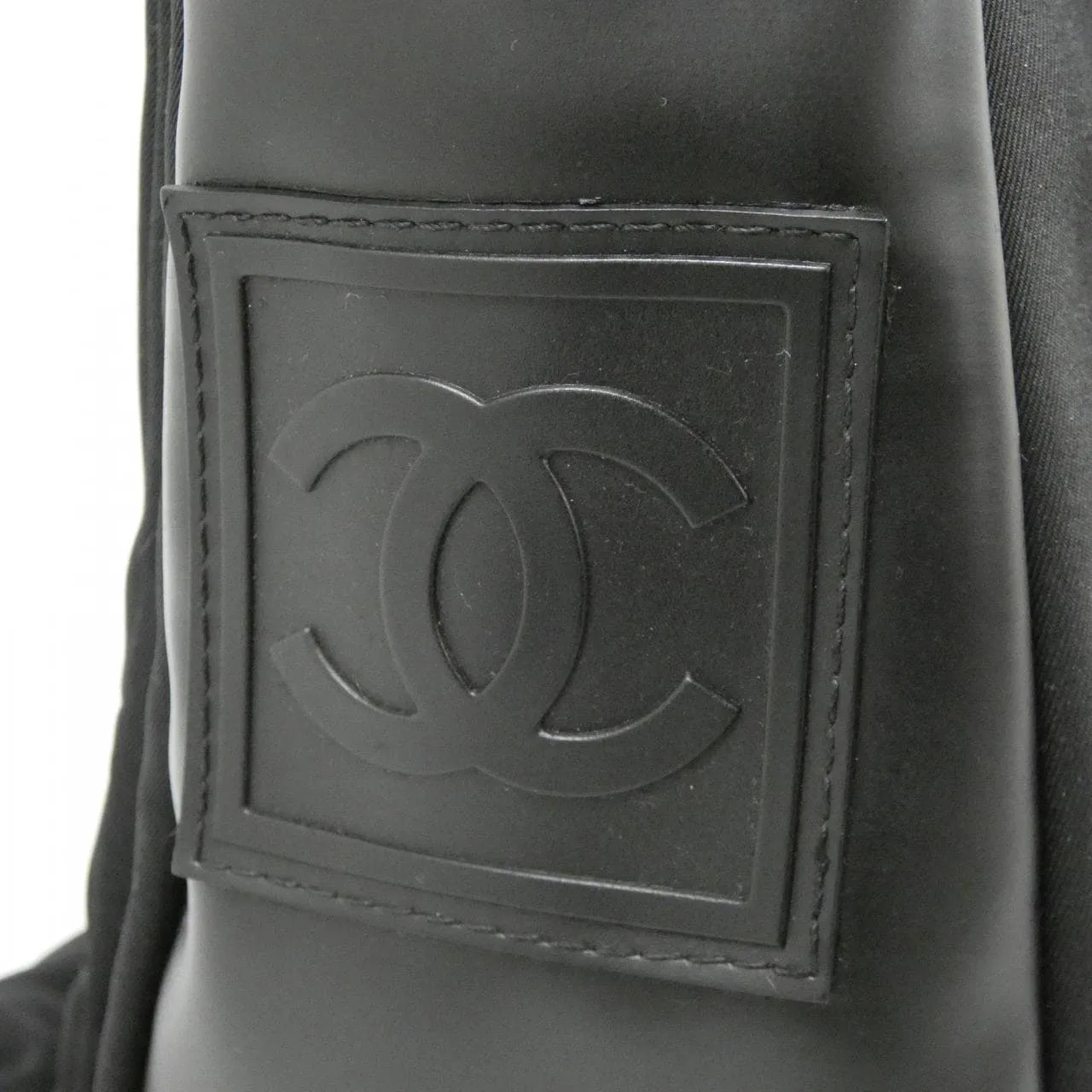 CHANEL 26709 Shoulder Nylon Black Nylon - Thumbnail 4