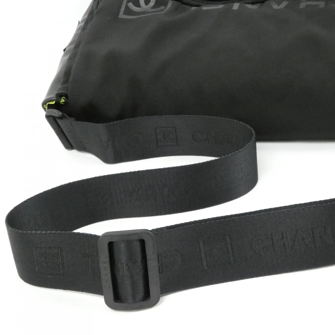 CHANEL 26709 Shoulder Nylon Black Nylon - Thumbnail 9