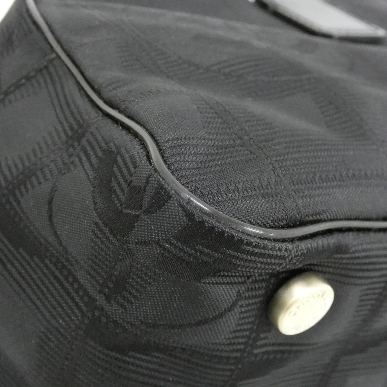 CHANEL 15828 Handbag Nylon Black Nylon - Thumbnail 2