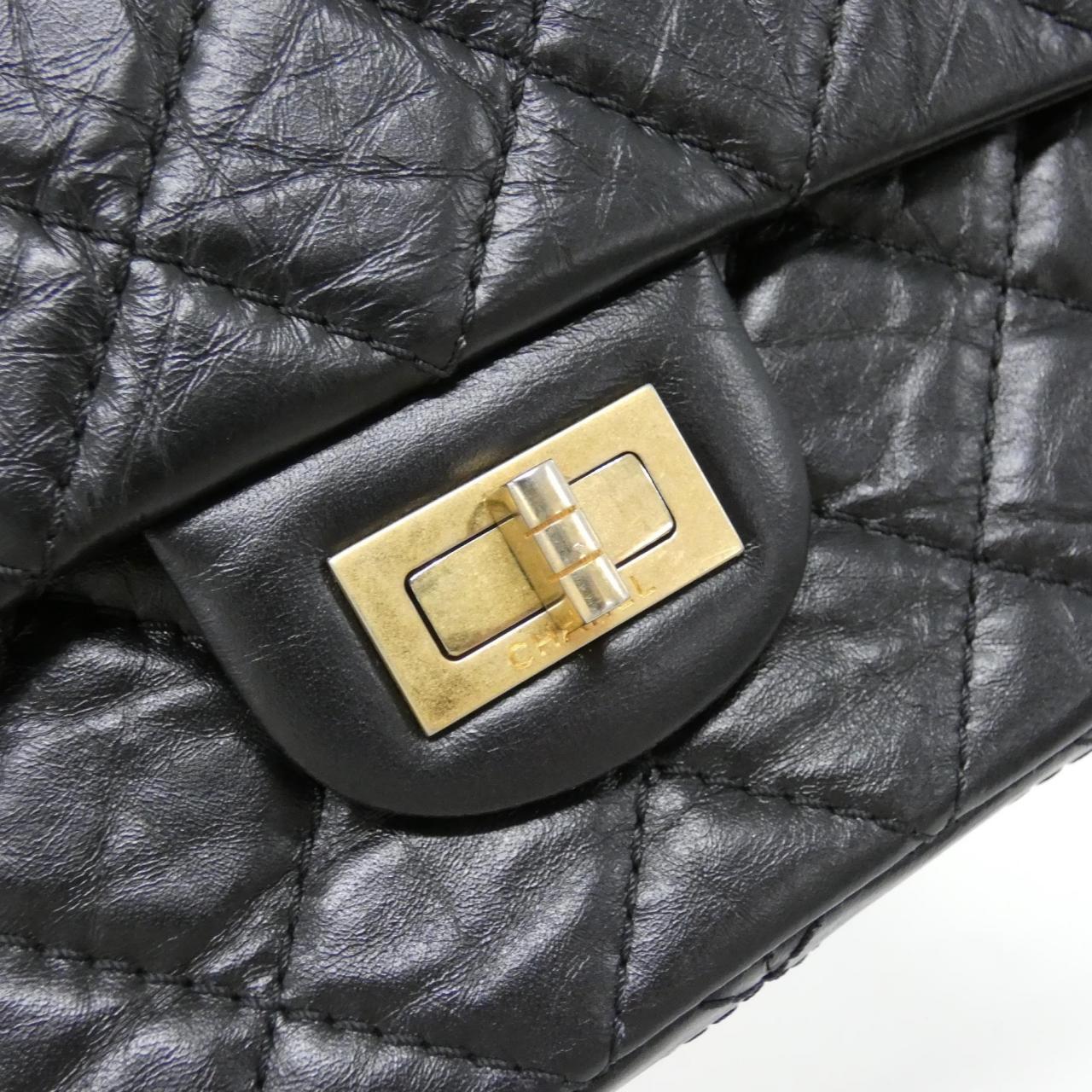 CHANEL 2.55 37587 Shoulder Bag Black - Thumbnail 5