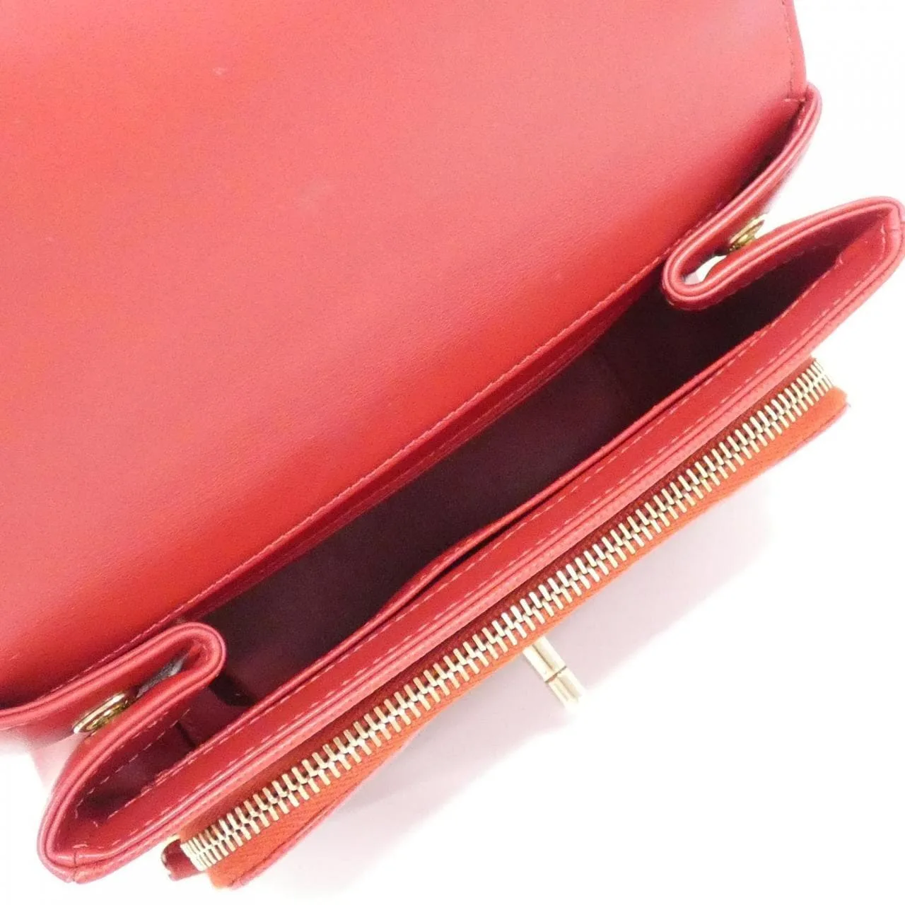 CHANEL 93749 Handbag Caviar Leather Red Caviar Leather - Thumbnail 6