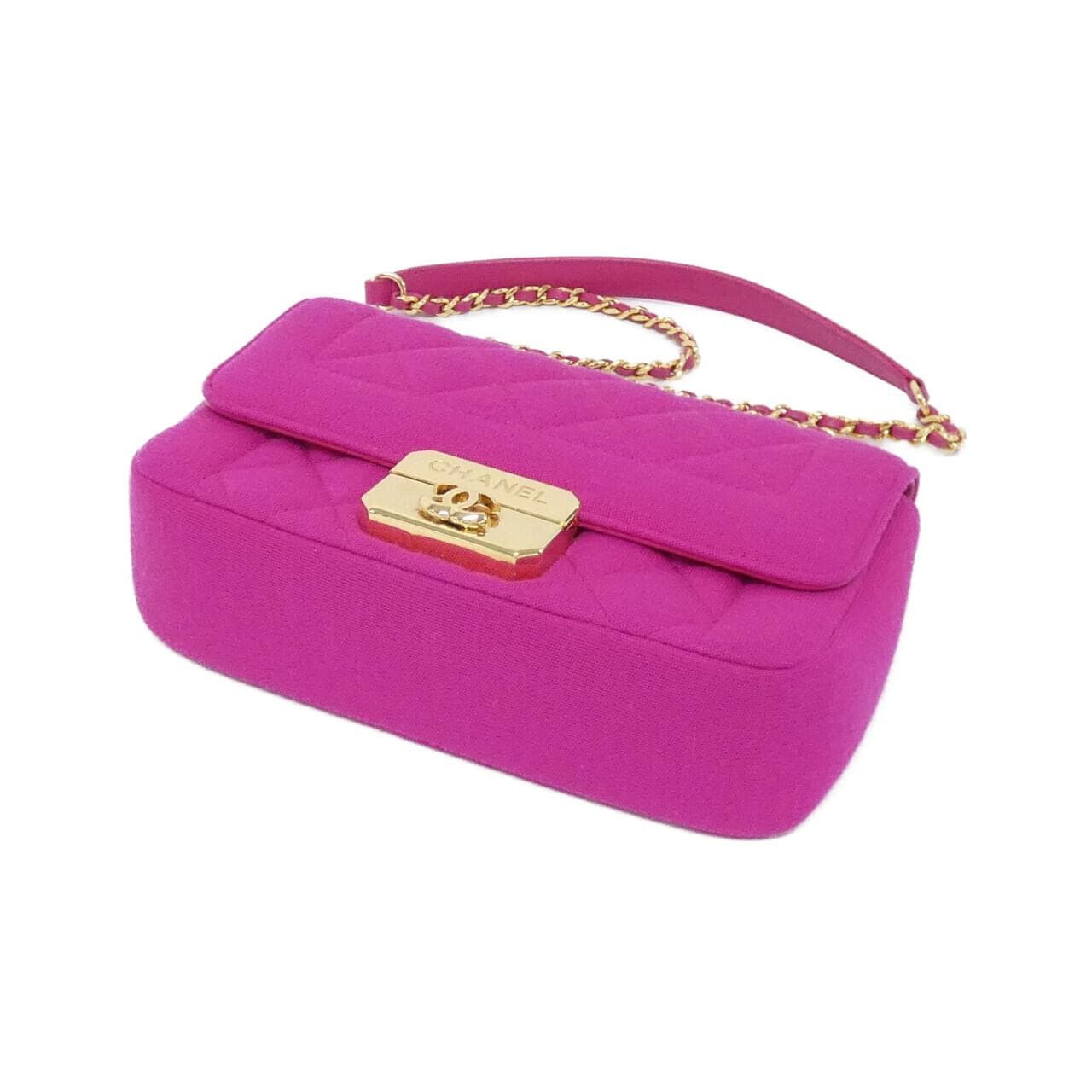 CHANEL Shoulder Bag Canvas Black Canvas - Thumbnail 3