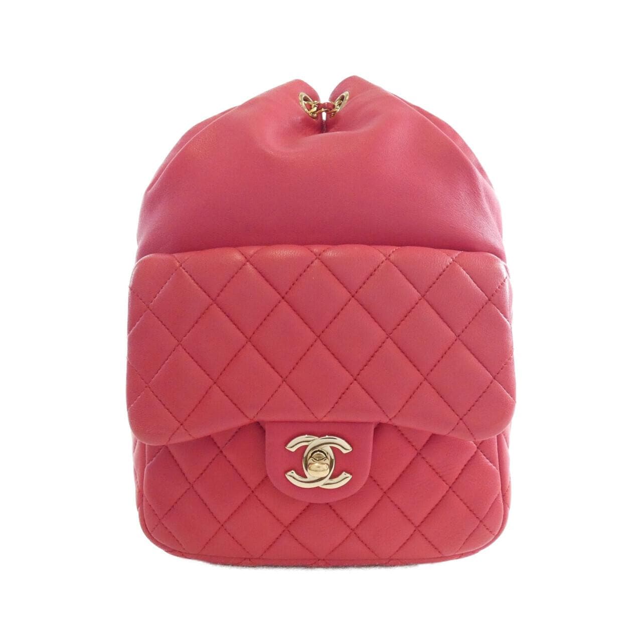 CHANEL 94417 Backpack Lambskin Pink