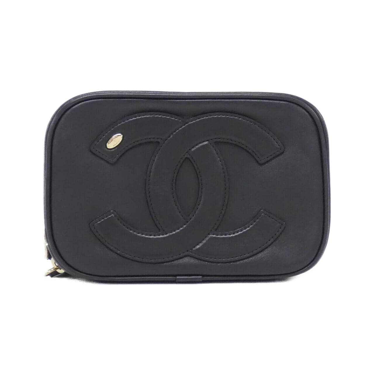 CHANEL AS0406 Belt Bag Lambskin Black