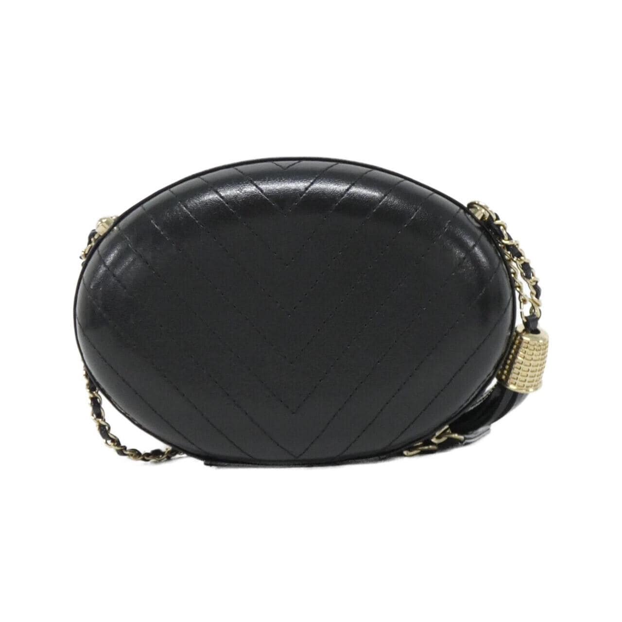CHANEL AS0204 Shoulder Bag Lambskin 黑色 羊皮 中古品A - 縮圖 2