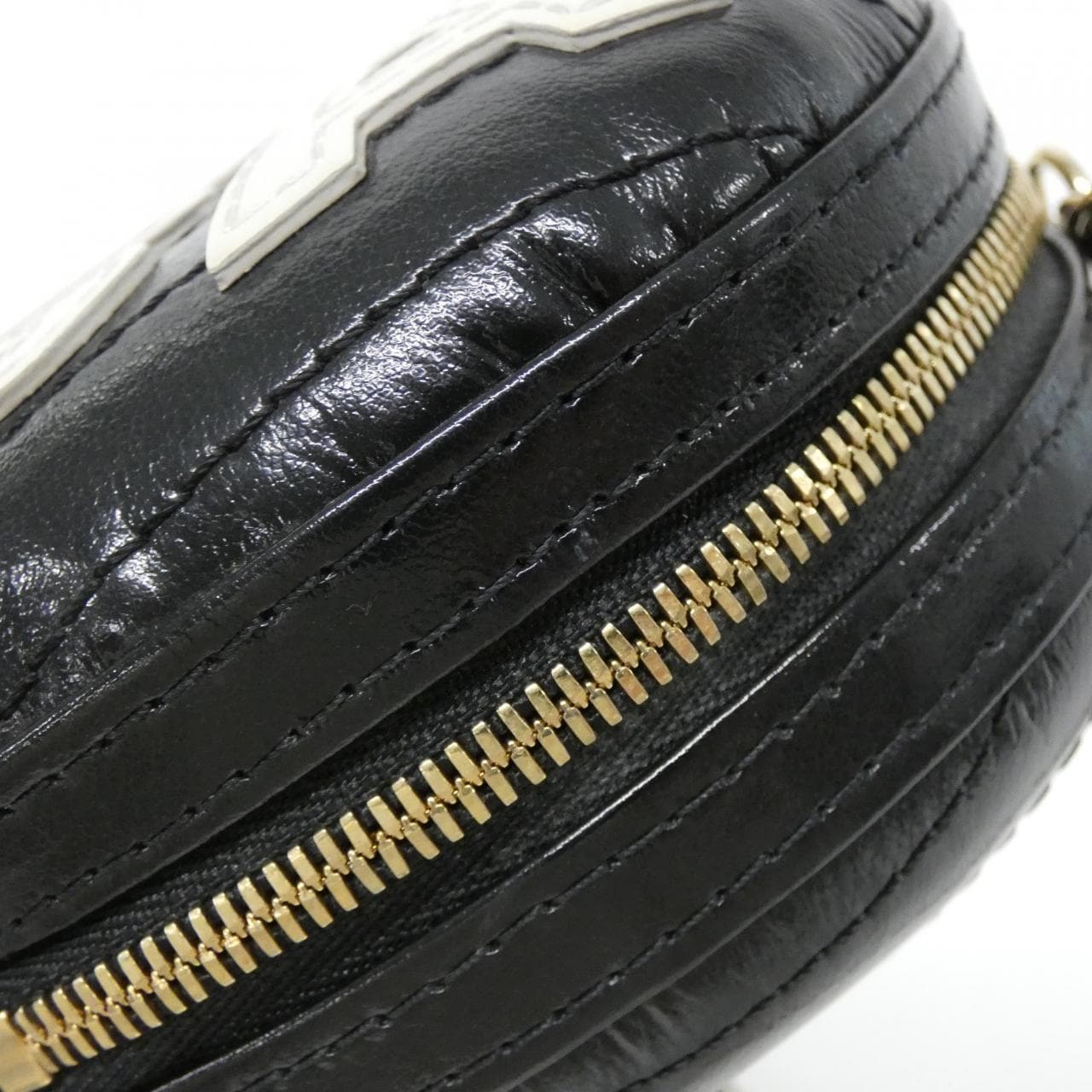 CHANEL AS0204 Shoulder Bag Lambskin 黑色 羊皮 中古品A - 縮圖 3