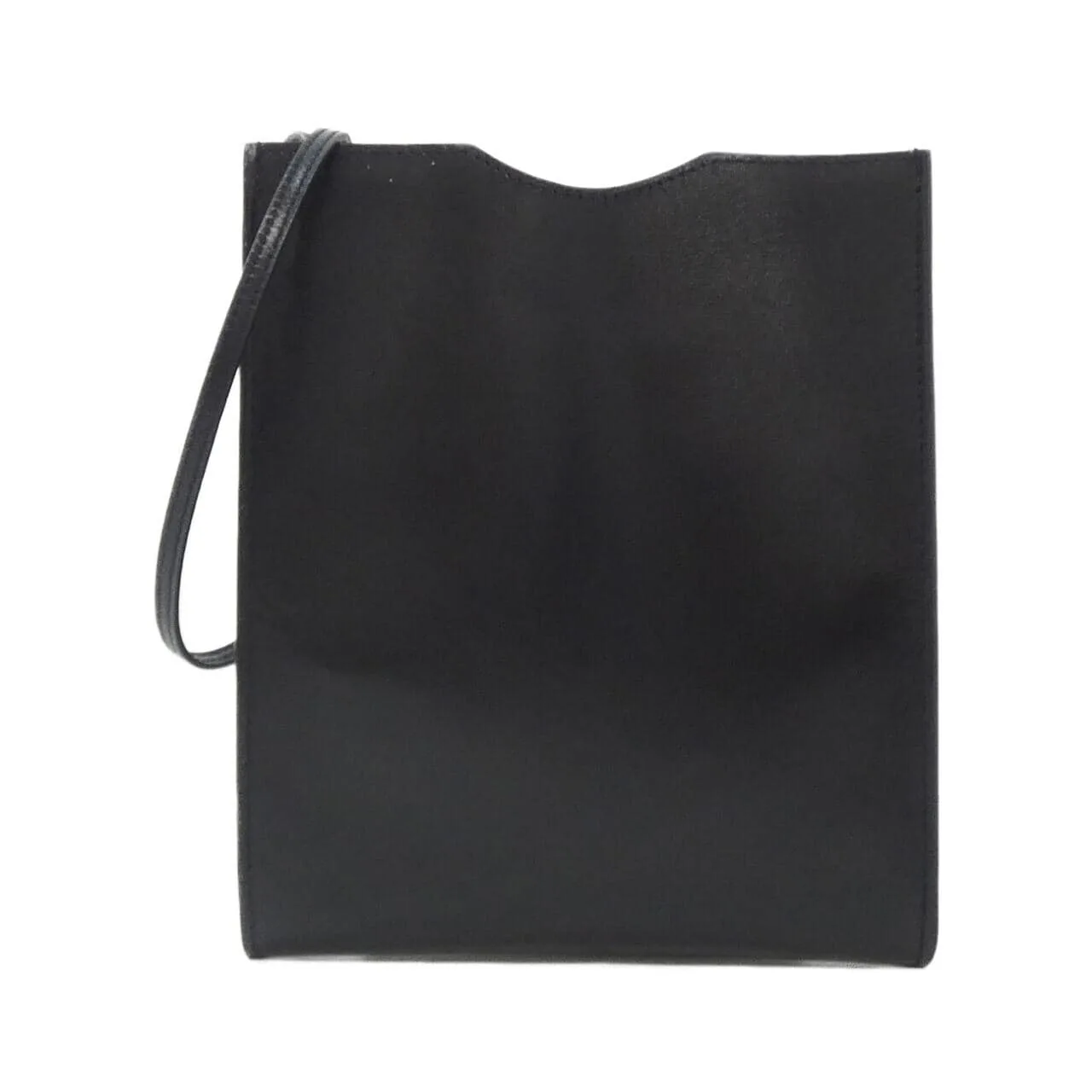 HERMES 310043M Shoulder Box Calf Black