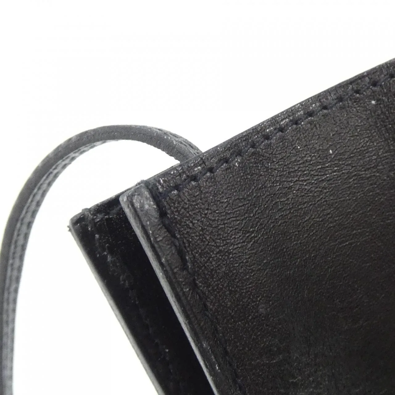 HERMES 310043M Shoulder Box Calf Black Box Calf Leather Rank B - Thumbnail 4