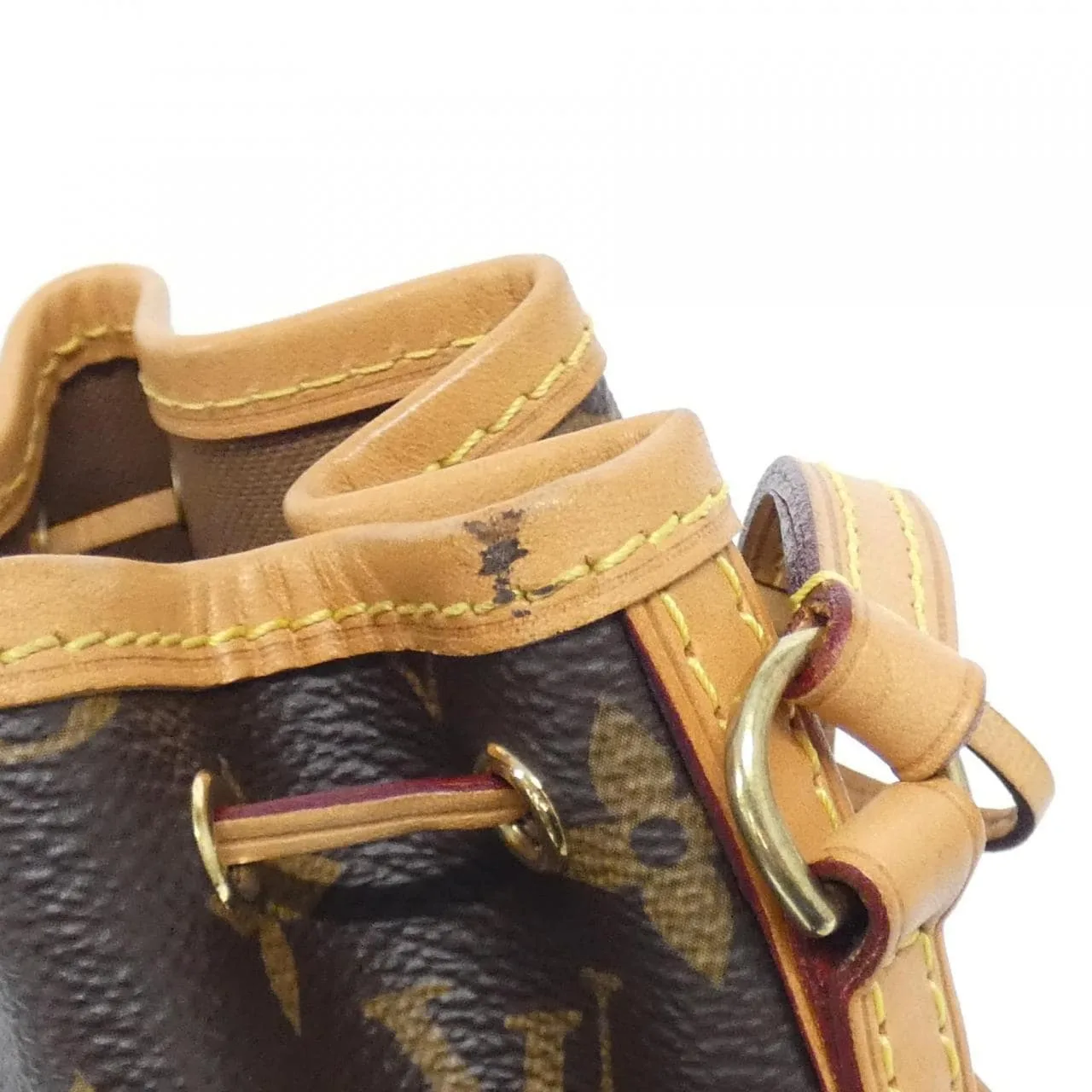 LOUIS VUITTON M41346 Shoulder Monogram 黑色 Monogram 中古品A - 縮圖 4