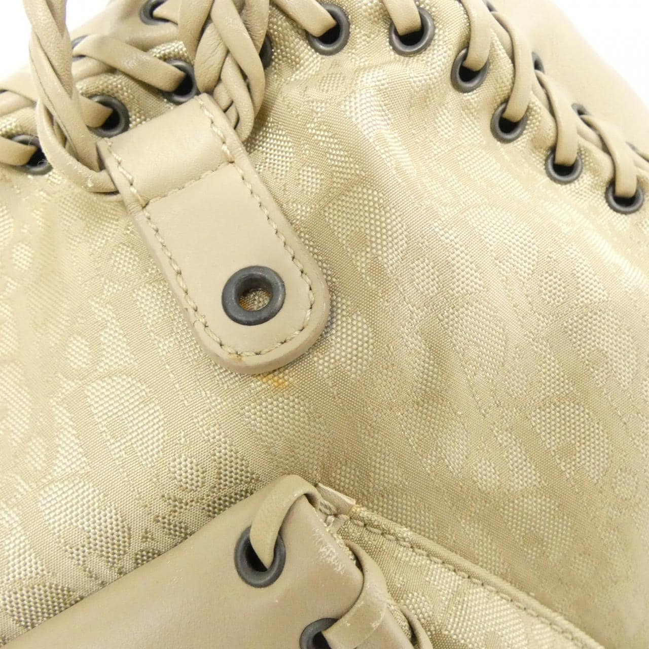 DIOR Bag Nylon Beige Nylon - Thumbnail 4