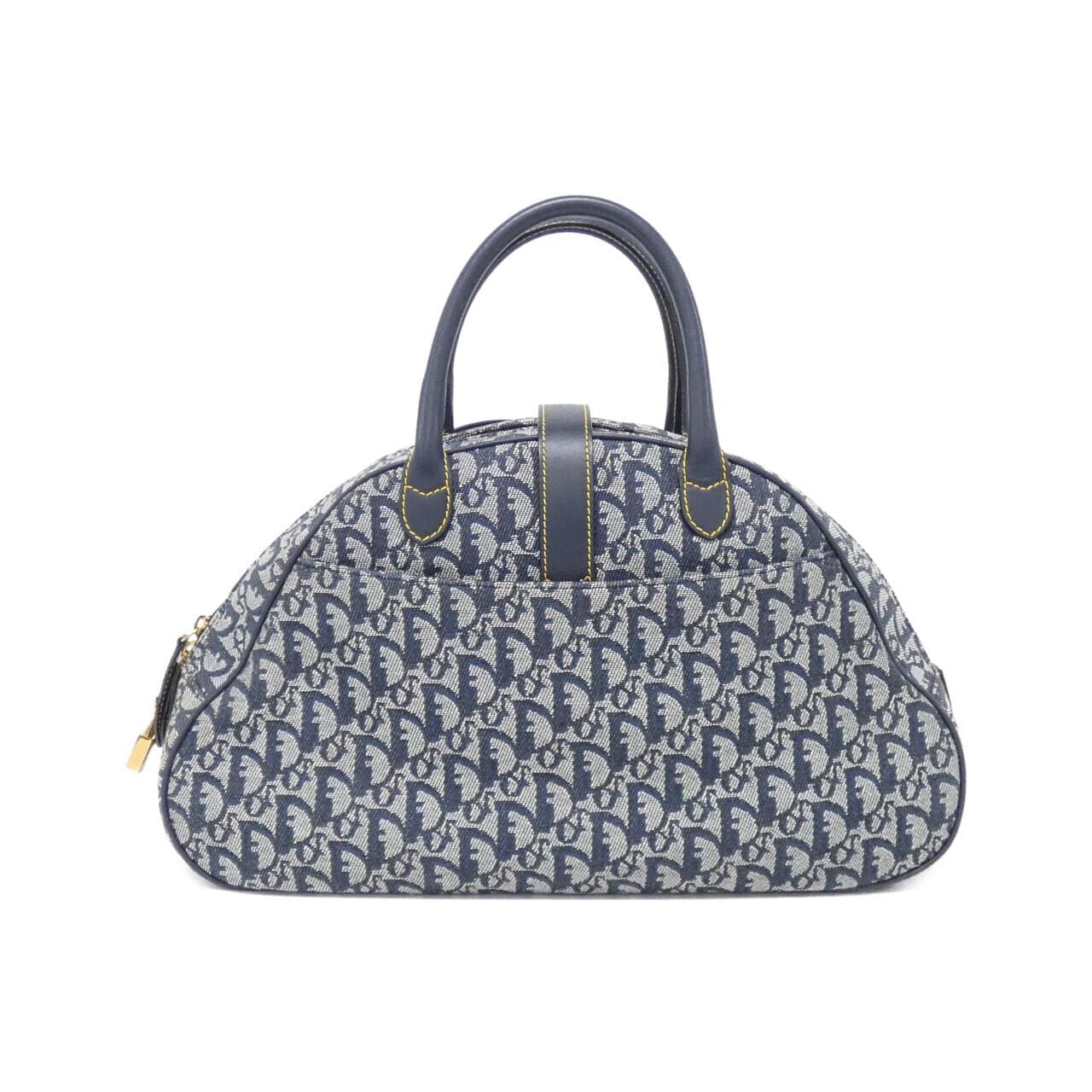 DIOR Lady D-Lite SLO44004 Boston Bag Canvas Blue Canvas - Thumbnail 2